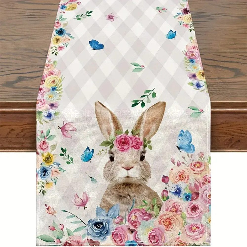 Elegear Tischdecke 33x183 cm Hase Tischdecke, günstig online kaufen