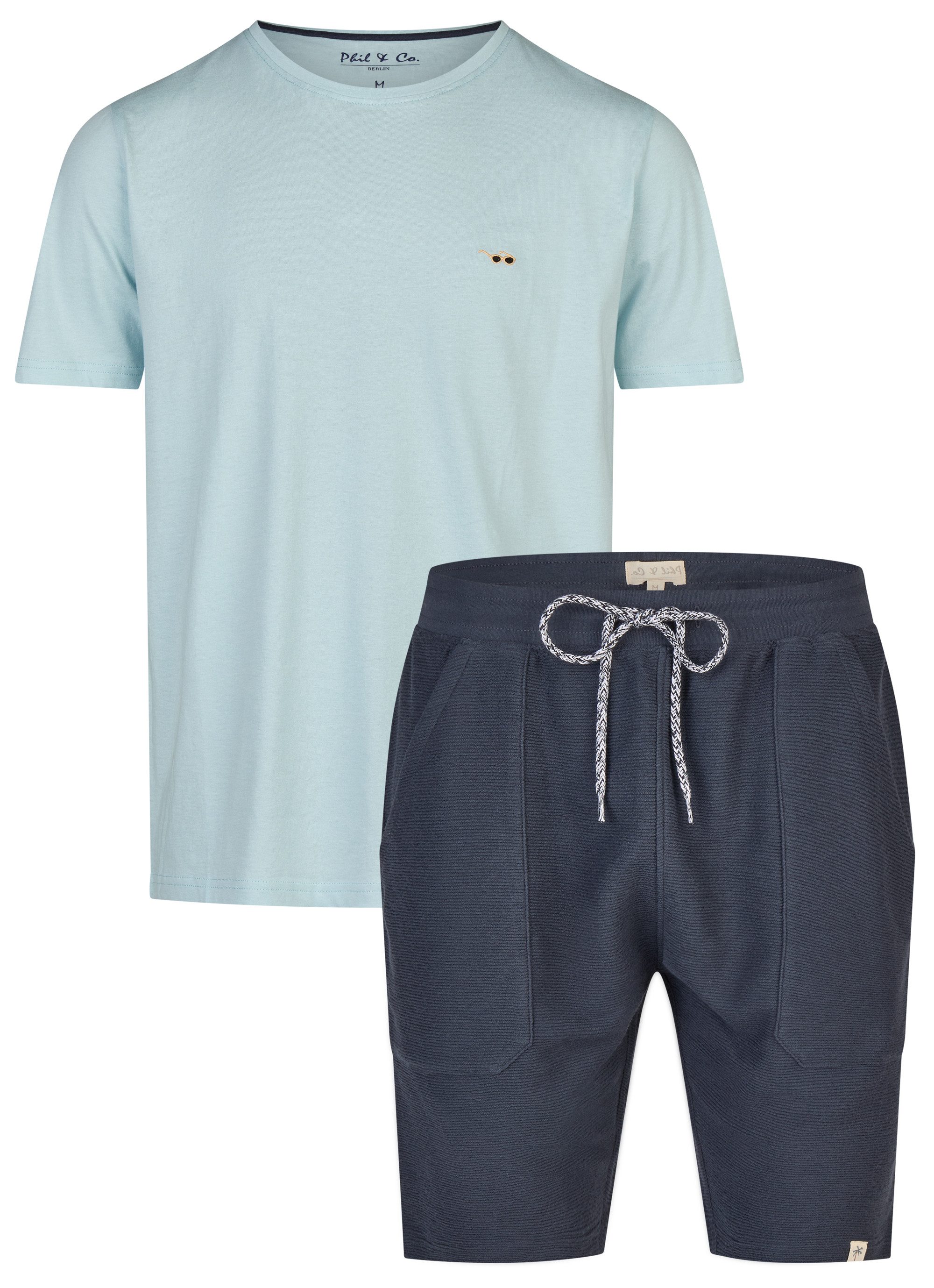 Phil & Co. Shorty Cool Comfort (Set, 2 tlg., 2-teilig) Herren Schlafanzug P günstig online kaufen