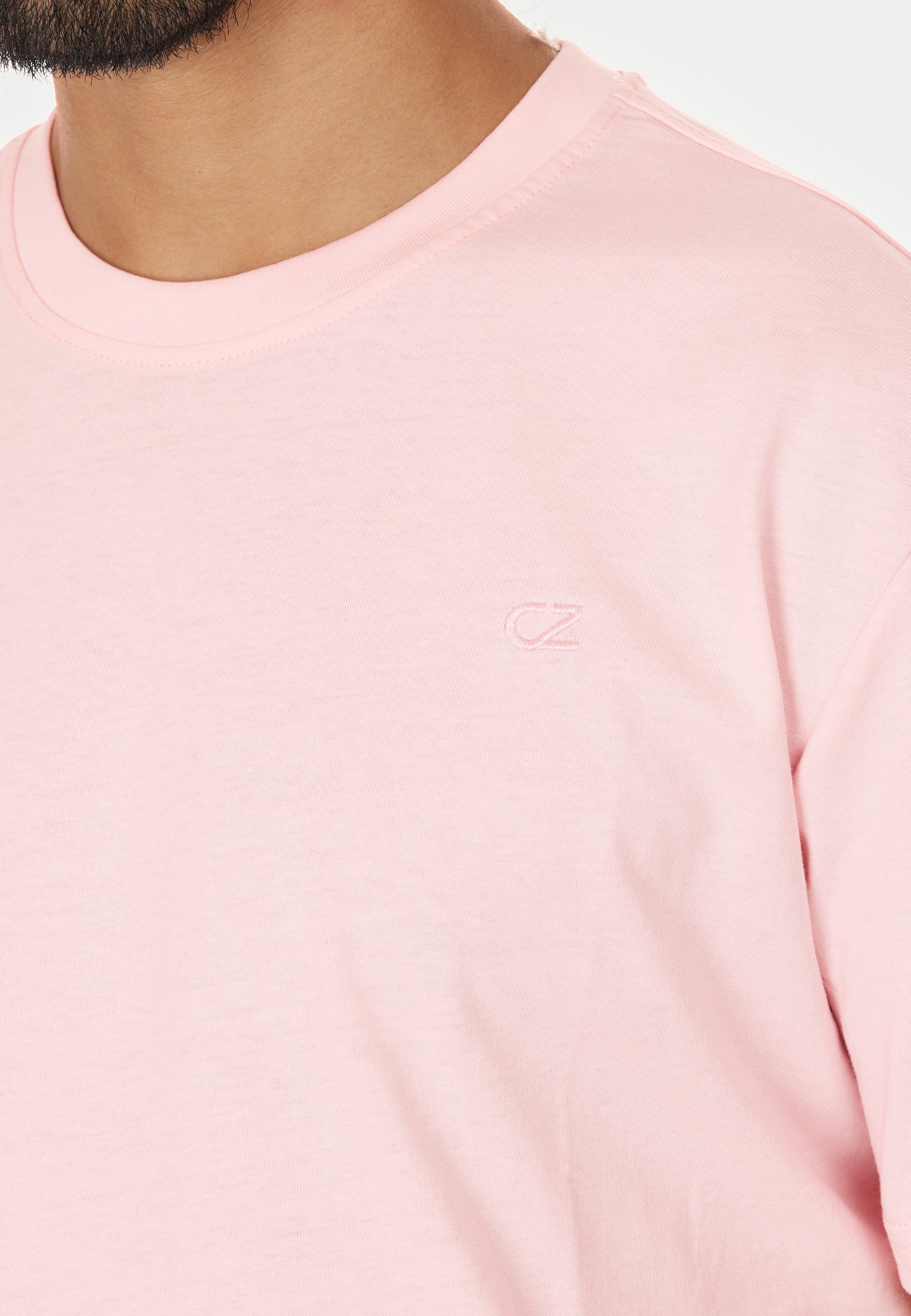 rosa reiner T-Shirt Highmore aus CRUZ Baumwolle