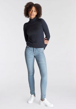 Arizona Skinny-fit-Jeans mit Keileinsätzen Low Waist