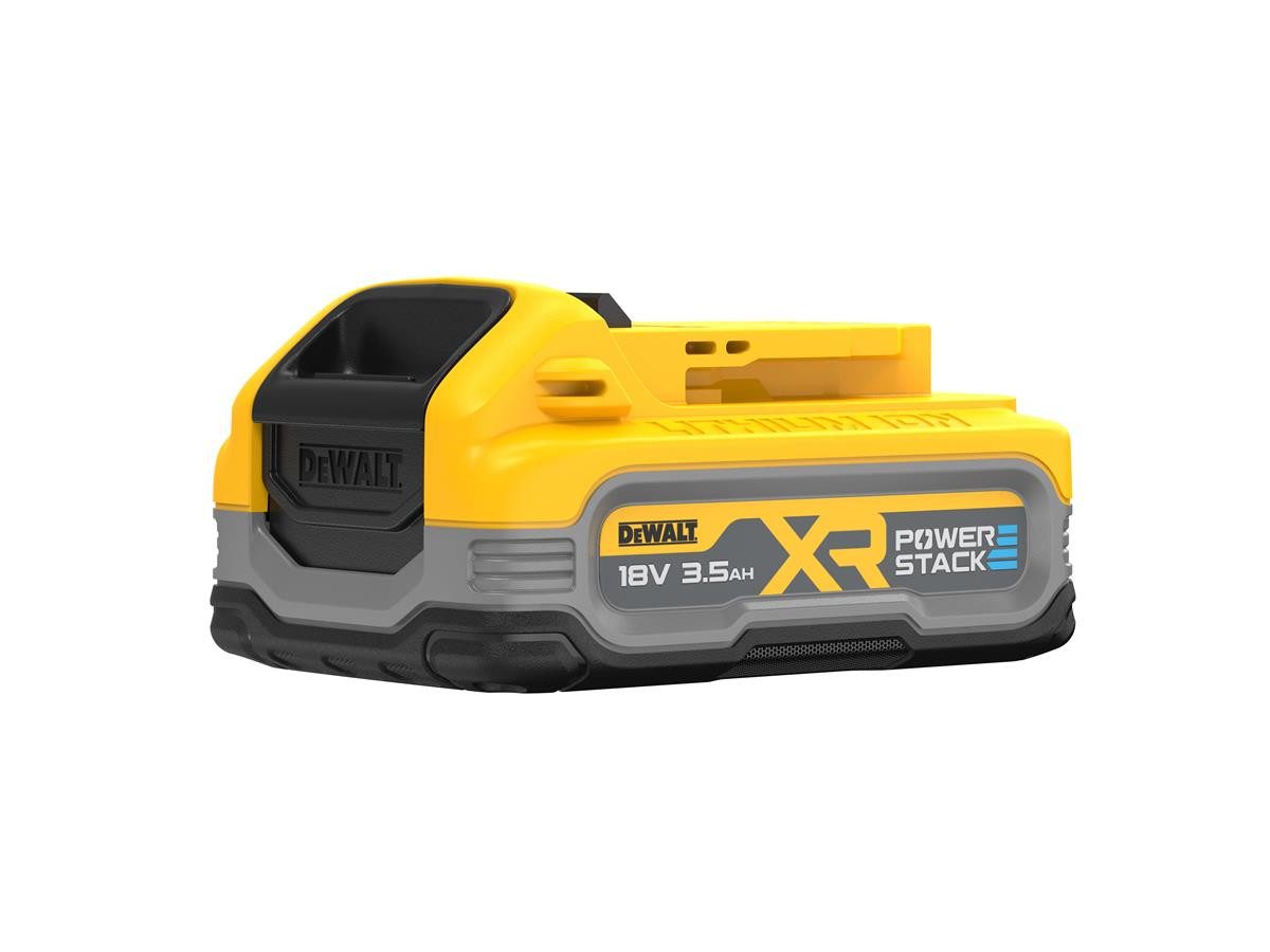 DeWalt Powerstack, 18V / 3,5 Ah, 2er Set Akku (18 V), mit Pouch-Akku Technologie, für alle 18 Volt XR Akku-Maschinen