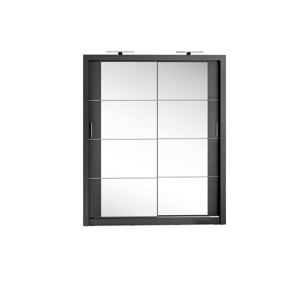 Compleo Kleiderschrank ARTI 03, Mehrweckschrank mit Spiegel Breite 180cm