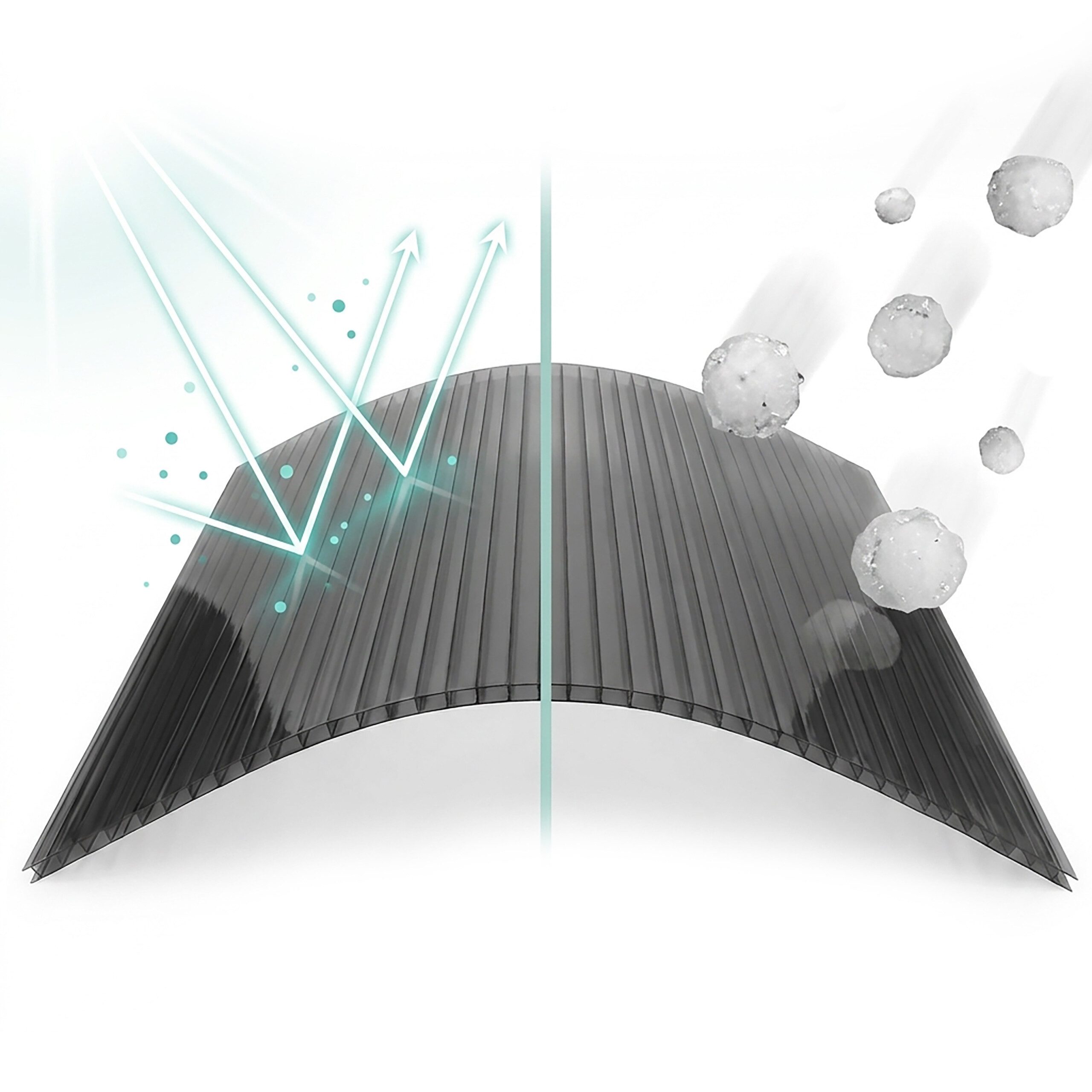 relaxdays Doppelstegplatte Set 4mm, 14er Pack