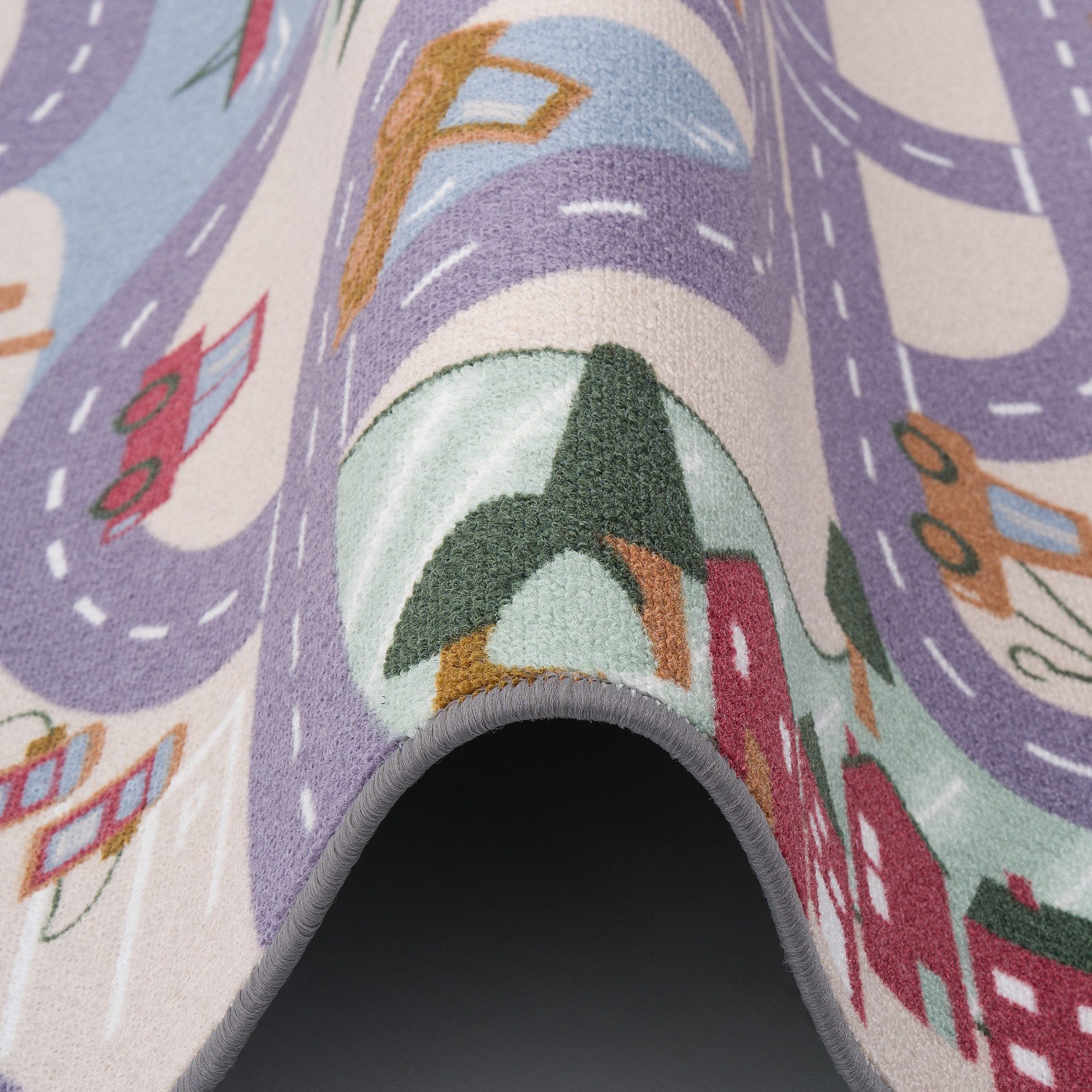 Snapstyle Kinderteppich Straßenteppich Beidseitig Straßenlandschaften, Rech günstig online kaufen