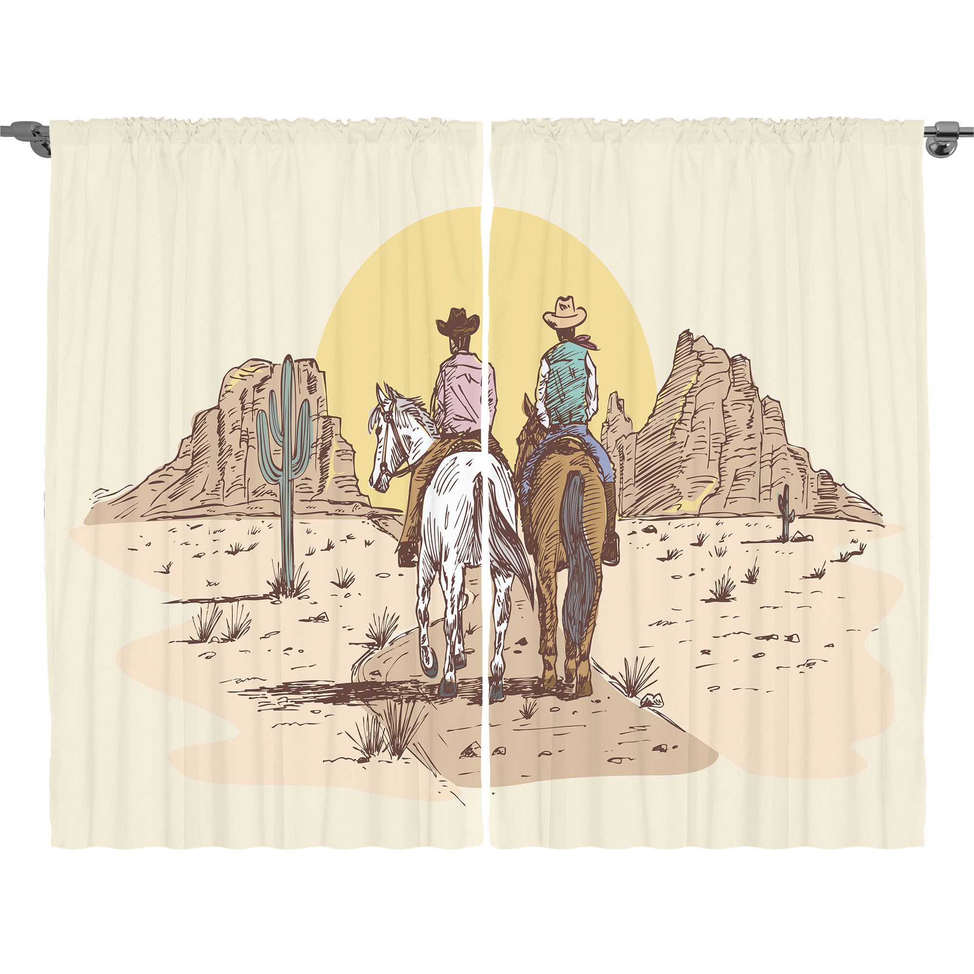 Gardine Schlafzimmer Kräuselband Vorhang mit Schlaufen und Haken