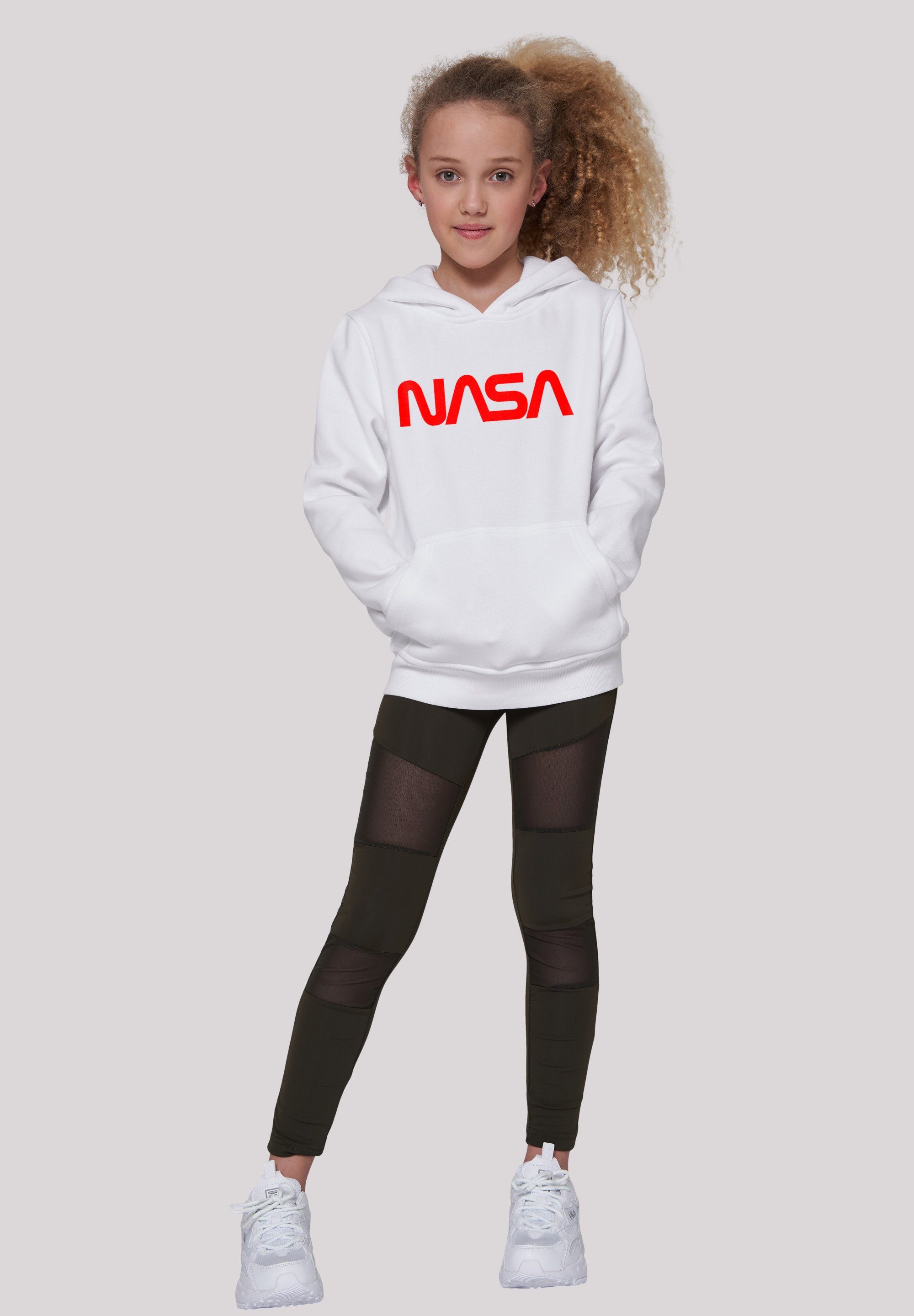 Unisex Modern Merch,Jungen,Mädchen,Bedruckt Logo F4NT4STIC Kinder,Premium Sweatshirt White NASA