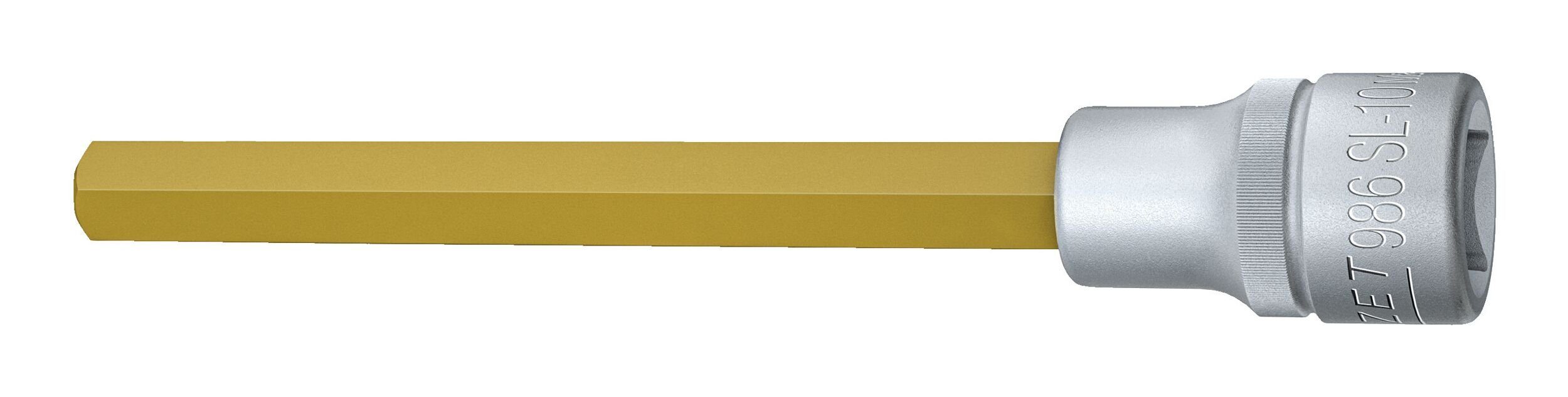HAZET Steckschlüssel, Schraubendrehereinsatz 1/2" Innensechskant 10 x 140 mm