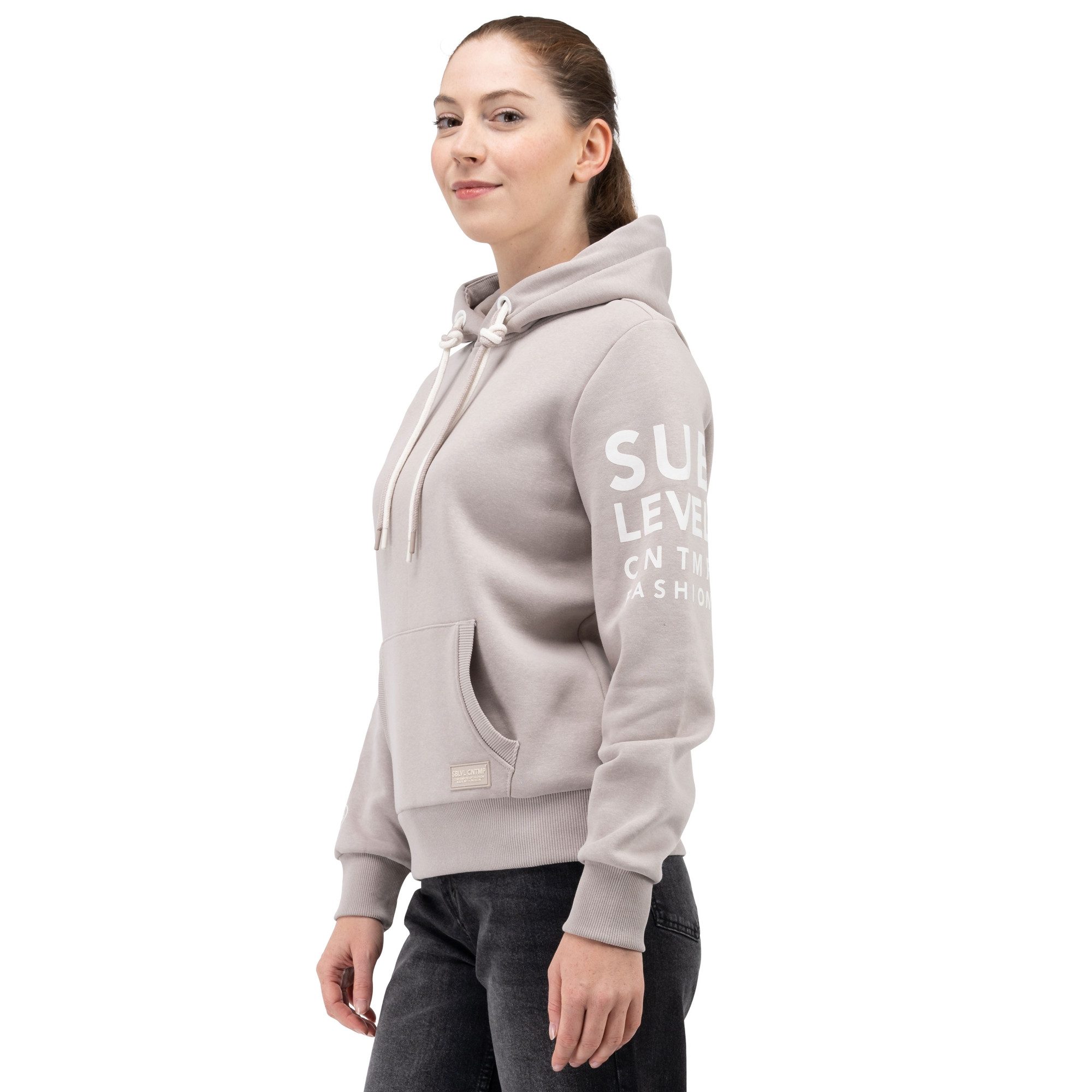 SUBLEVEL Kapuzenpullover Hoodie Damen Kapuzenpullover Kapuzensweater günstig online kaufen