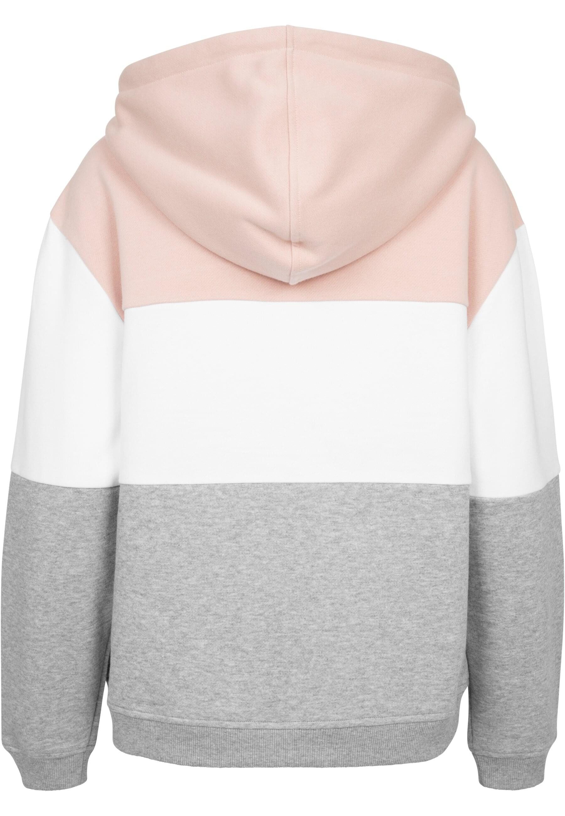 URBAN CLASSICS Rundhalspullover Urban Classics Damen Ladies Oversize 3-Tone günstig online kaufen