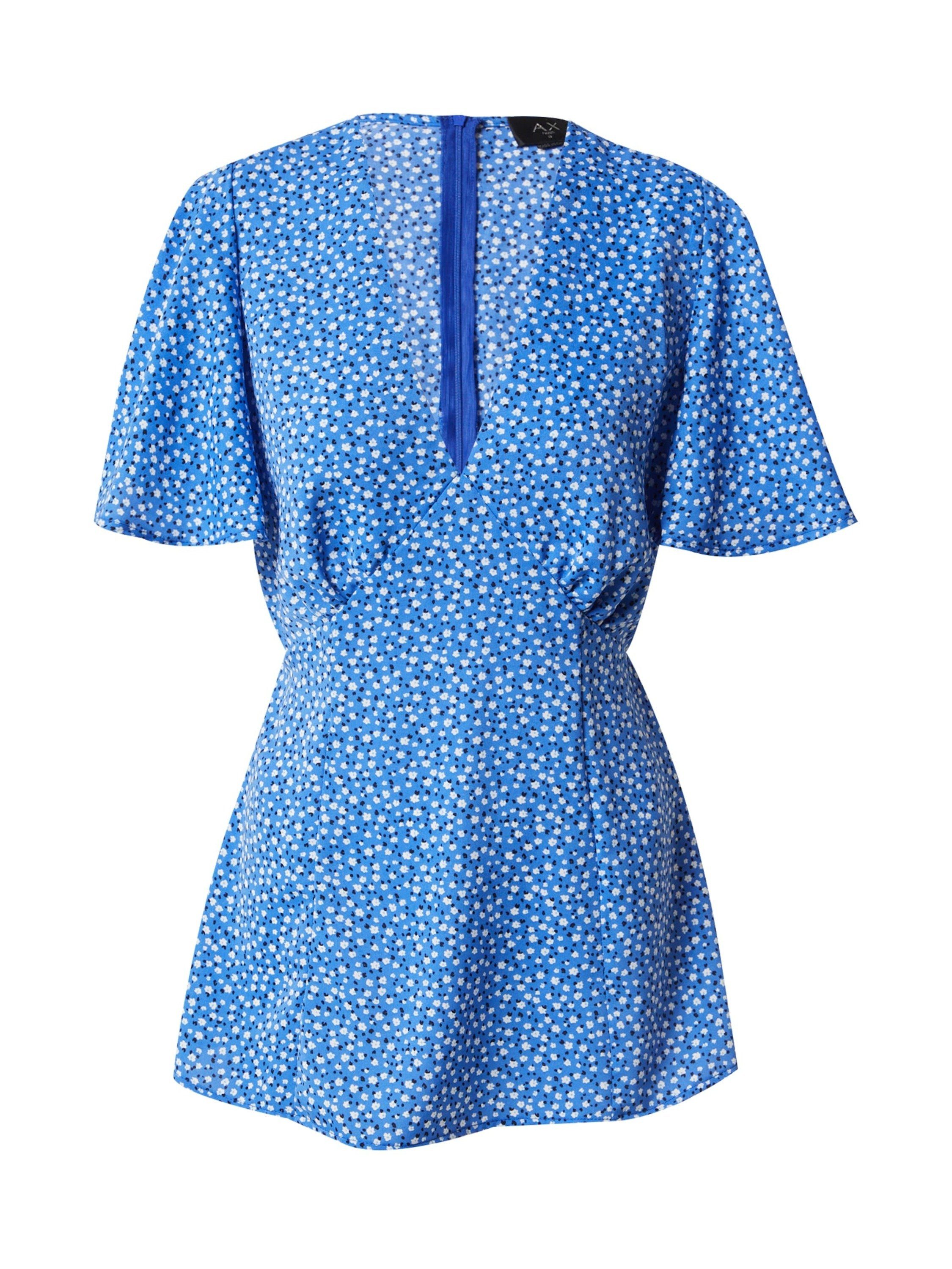 AX Paris Kurzarmbluse (1-tlg) Drapiert/gerafft