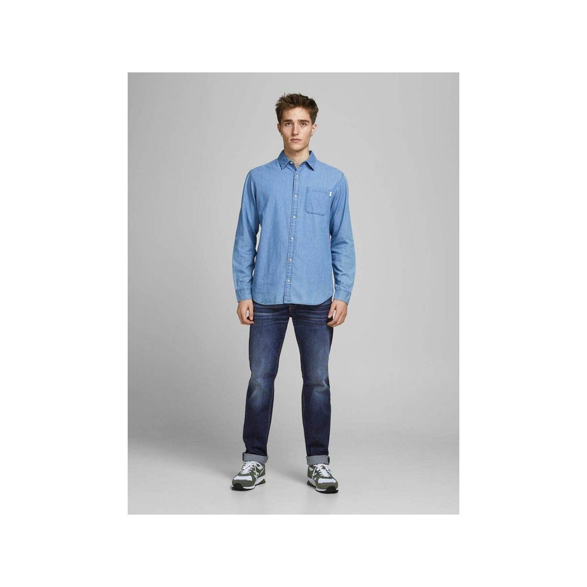 Jack & Jones 5-Pocket-Jeans (1-tlg) blau