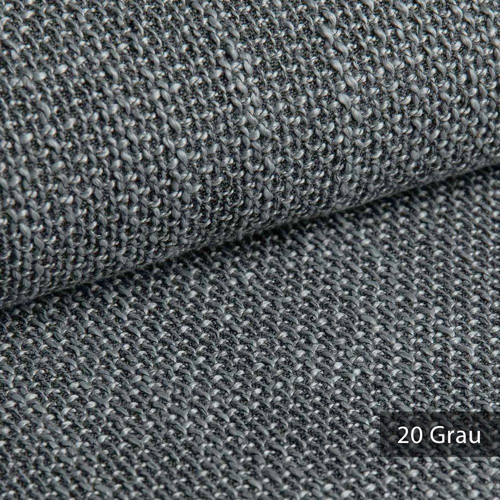 novely® Stoff LANZ SOFT Melierter Polsterstoff - Hochwertiger Grober Möbelstoff, UV-Beständig, Robust, Schwer Entzündbar, Meterware, 1lfm