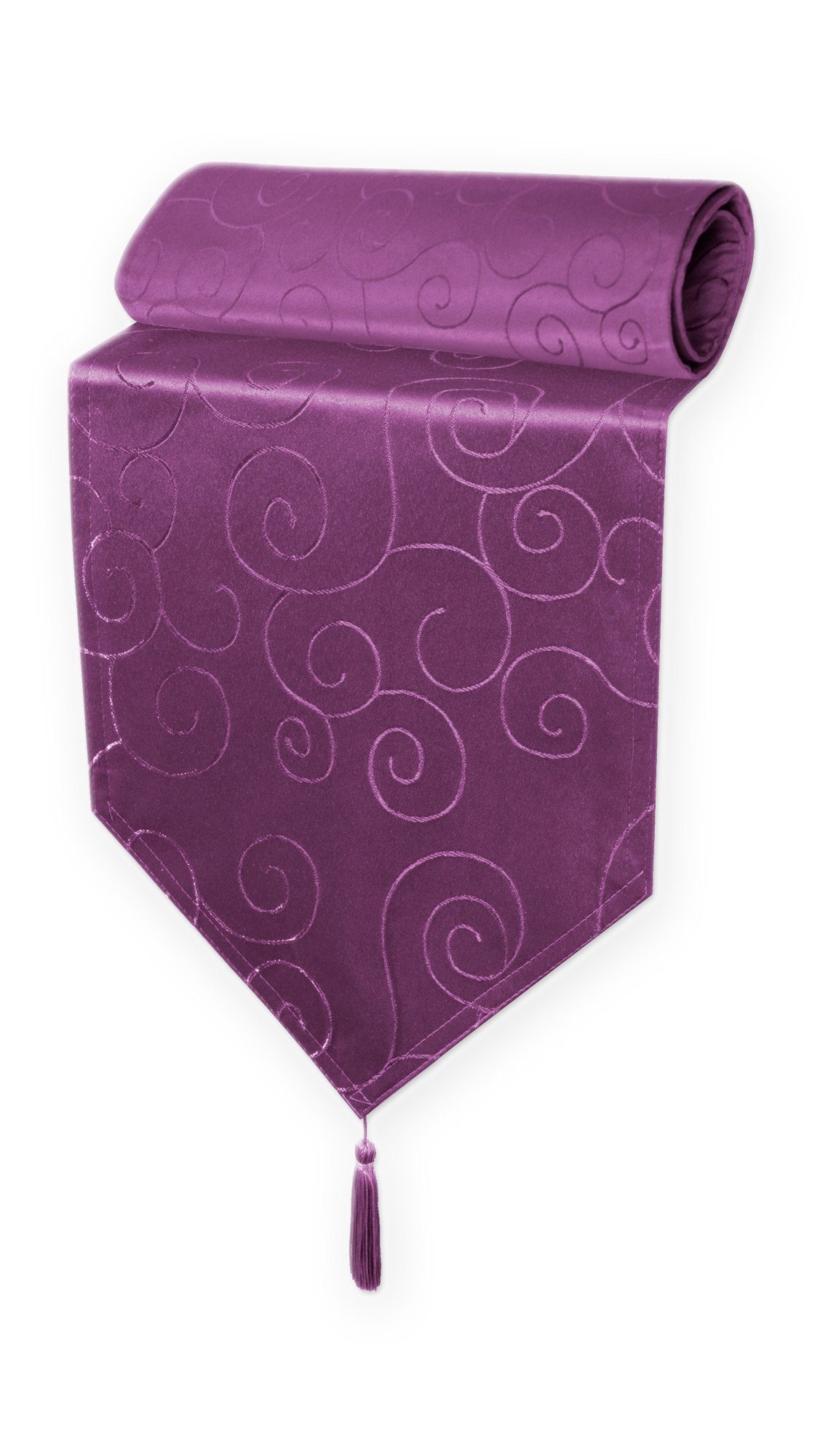 Haus und Deko Tischdecke Tischläufer Damast Ornamente klassisch Tischdecke günstig online kaufen