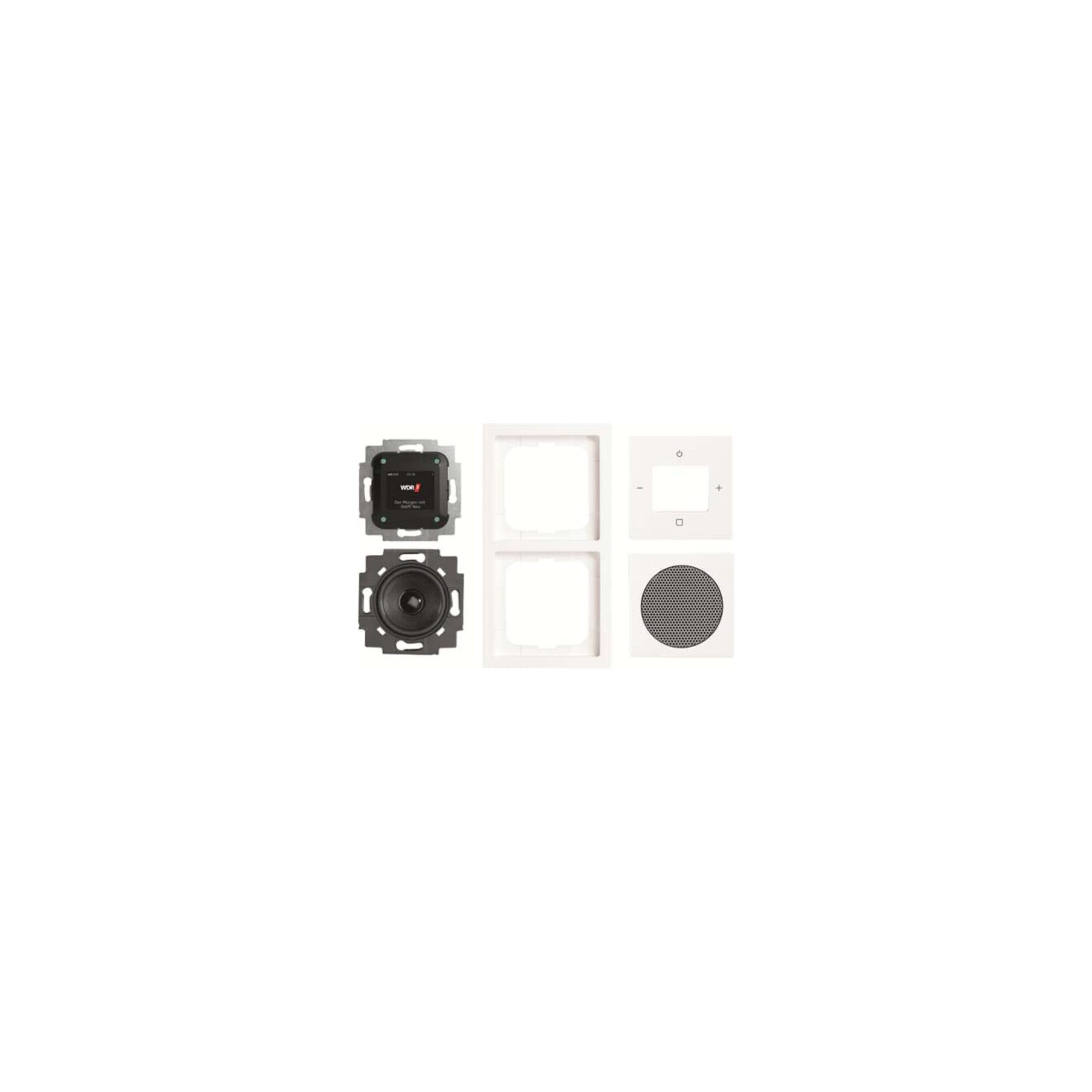 Busch-Jaeger Abdeckplatte Busch-Jaeger Busch-Radio BTconnect DAB+ Kompl.Set Bluetooth 8270 UJ-84