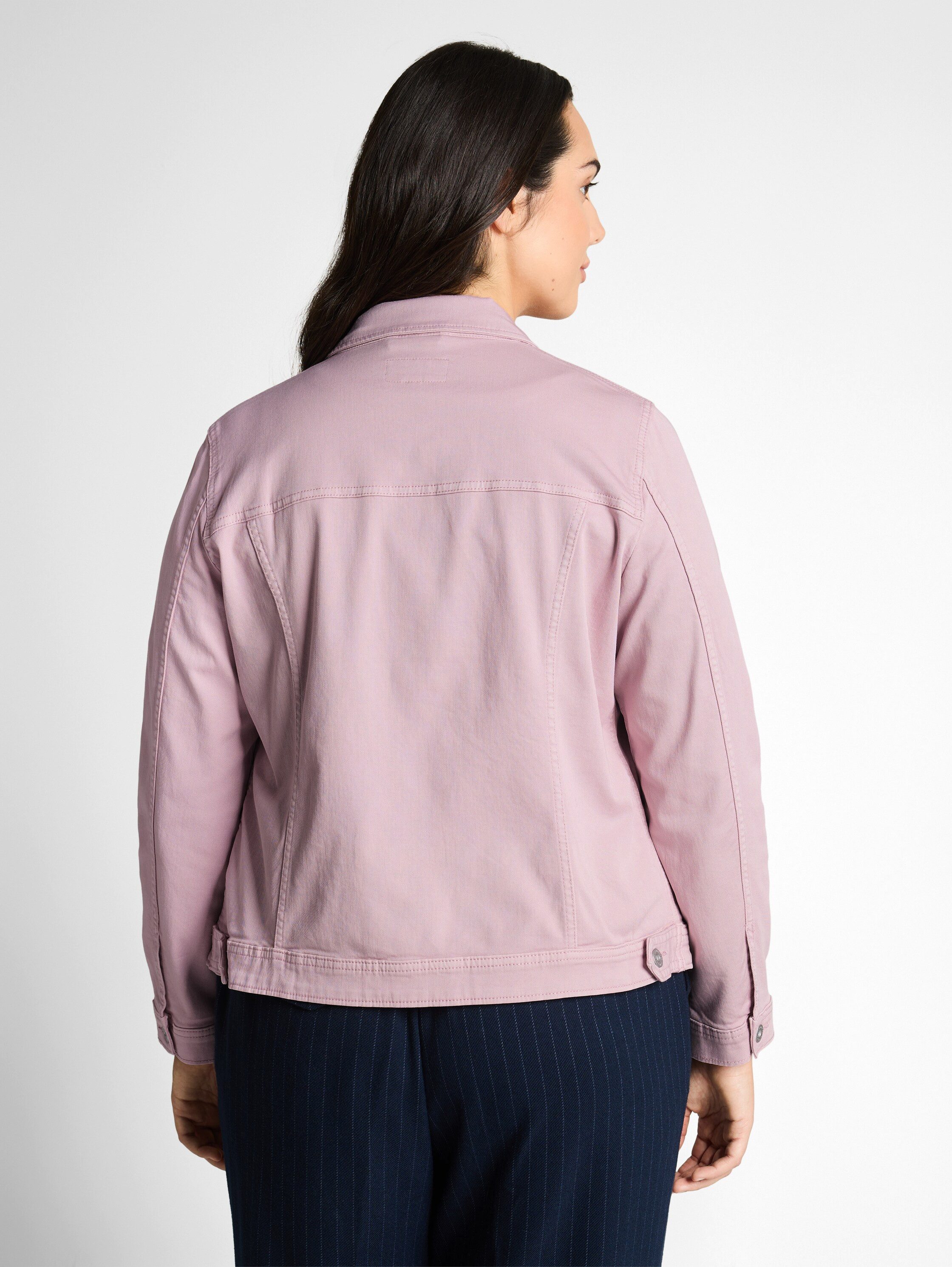 TOM TAILOR PLUS Jeansjacke mit Knopfleiste - Große Größen günstig online kaufen