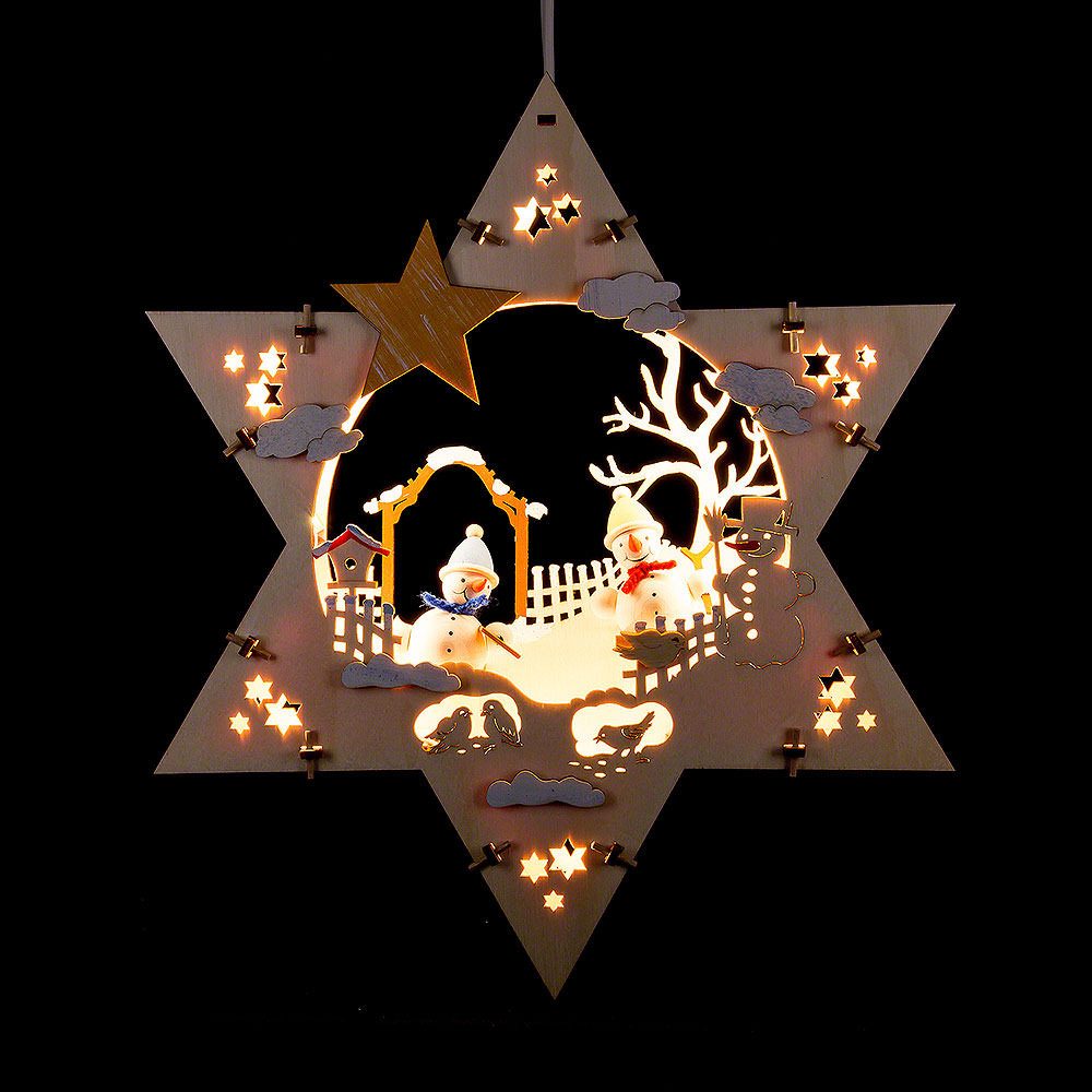 rauta Schwibbogen Fensterbild Winterstern (28cm) von Rauta