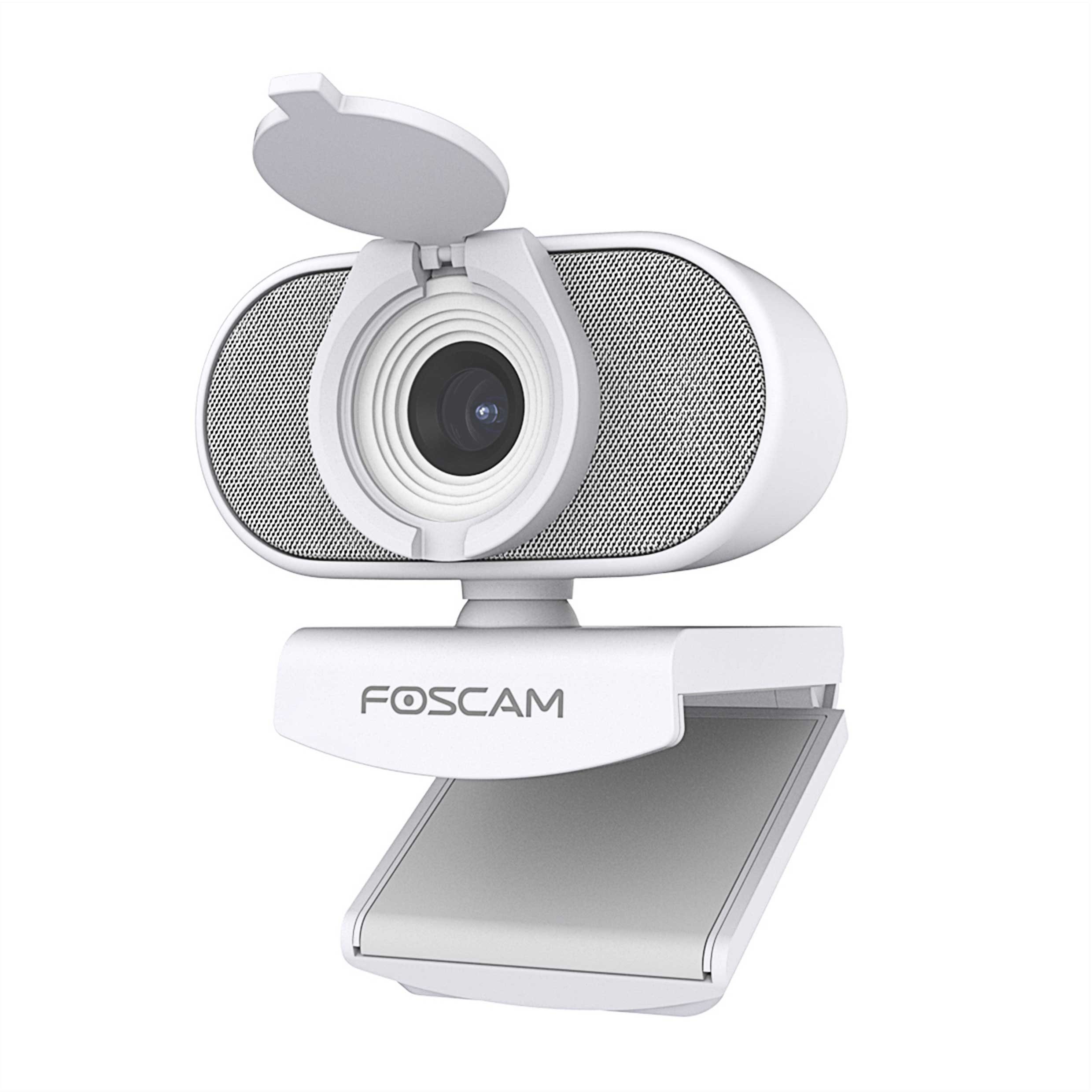 Foscam »W41 4 MP ULTRA HD USB« Webcam (SUPER HD, 84°-Weitwinkel-Objektiv,  Integriertes Mikrofon, USB Plug & Play, Sichtschutzabdeckung, Vielseitige  Platzierung)