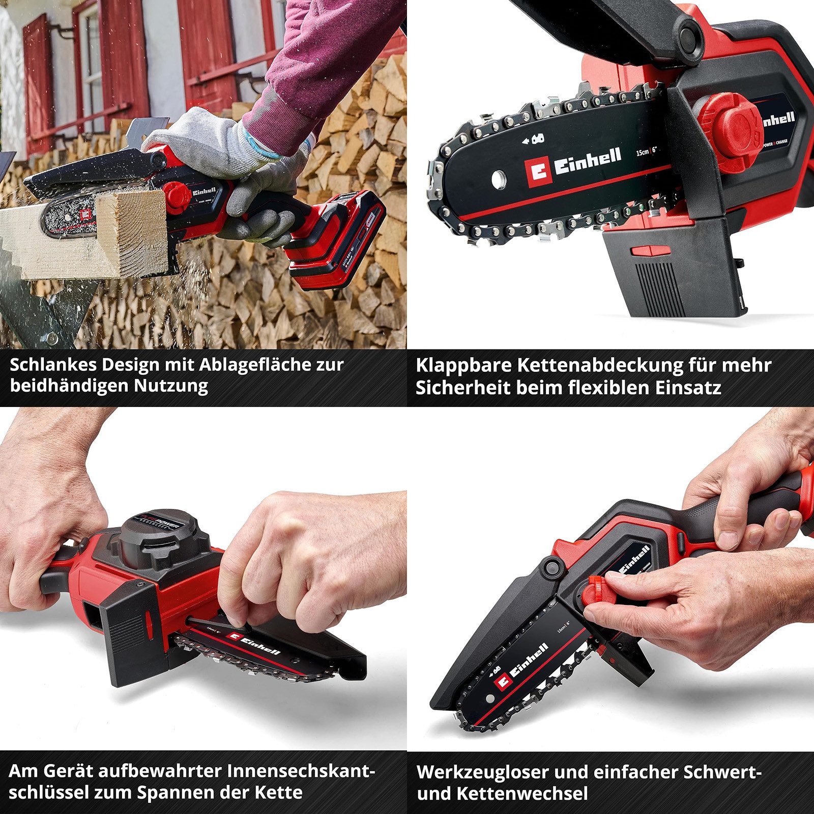 Einhell Akku-Astschere Einhell Akku-Astkettensäge GE-PS 18/15 günstig online kaufen