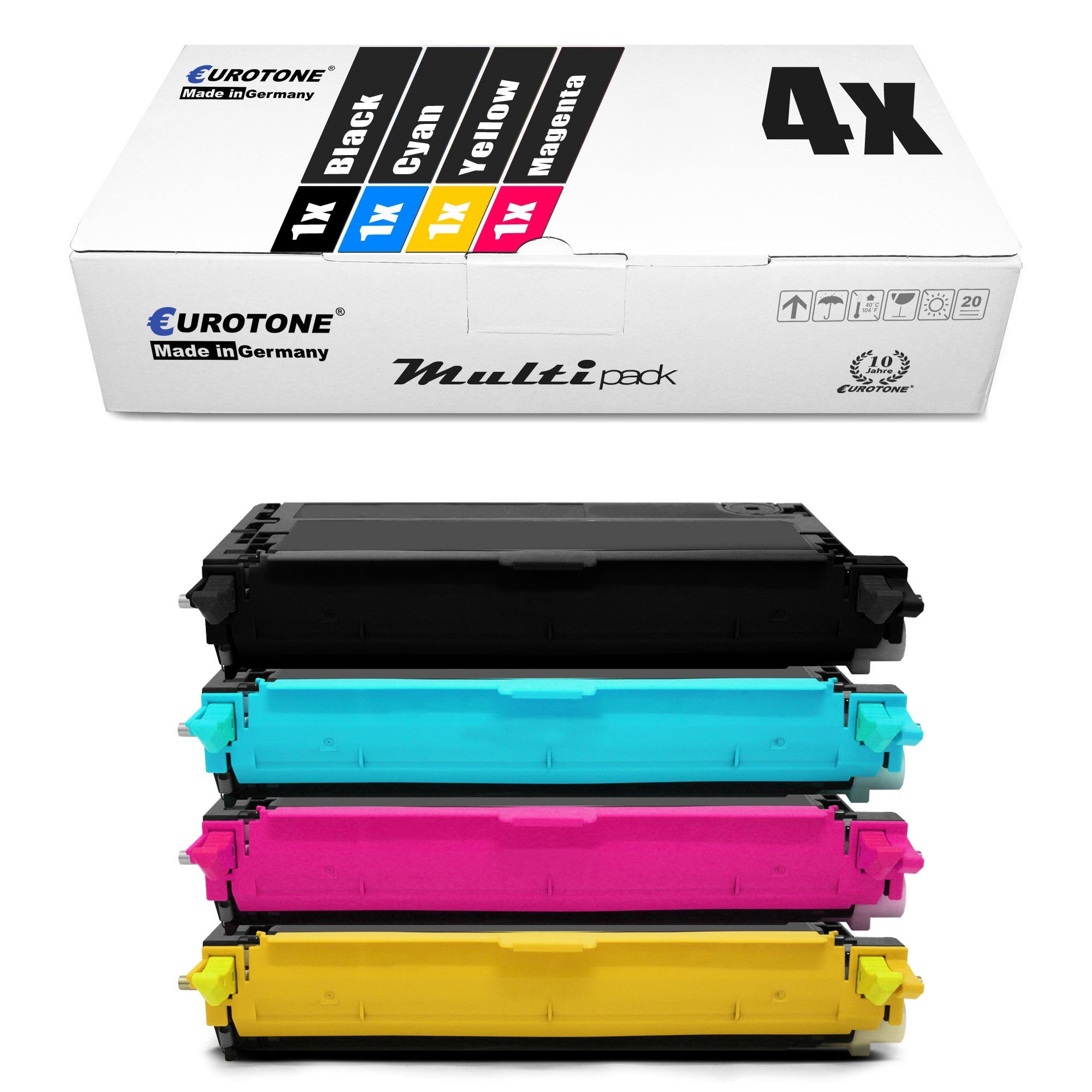 Eurotone Tonerkartusche Toner fr Xerox Docuprint C 2200 3300 im 4er Set