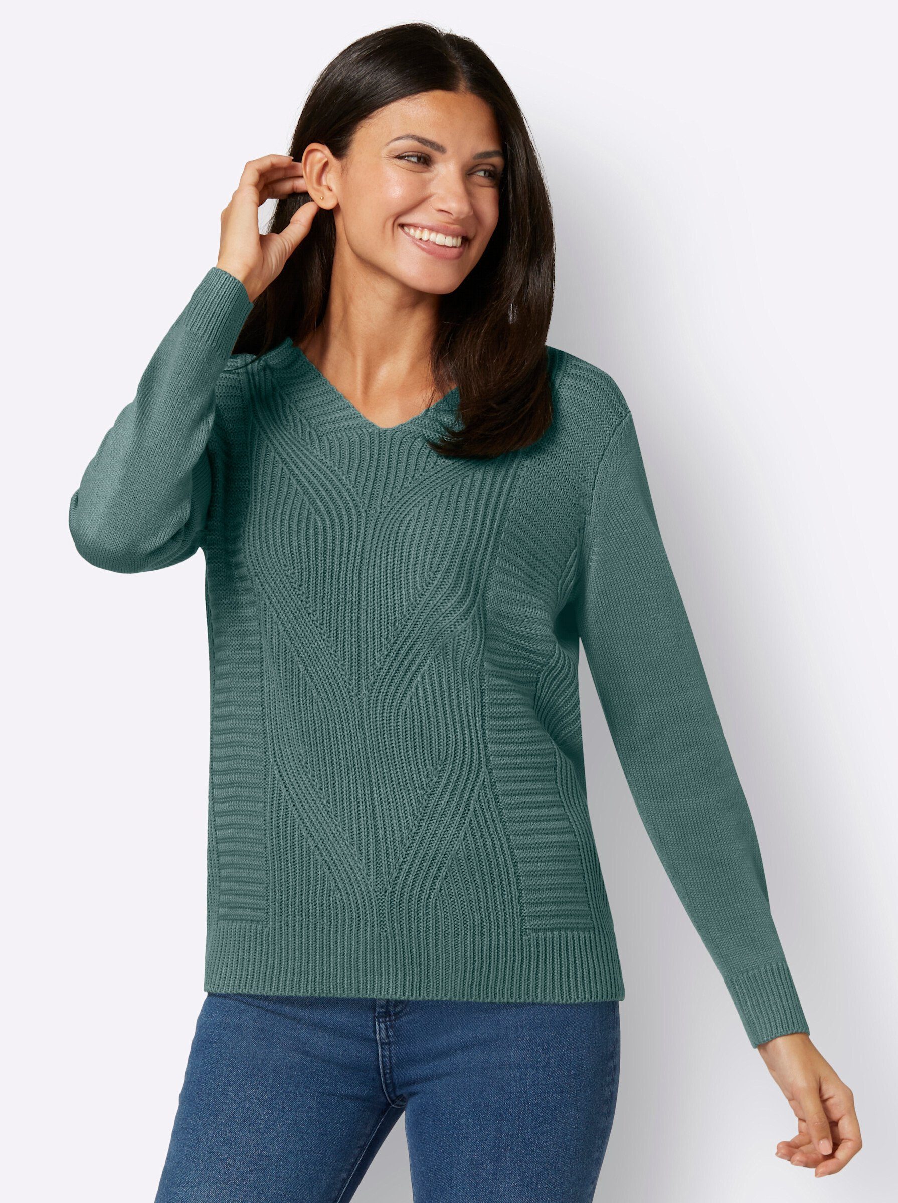 Strickpullover Langarm-Pullover