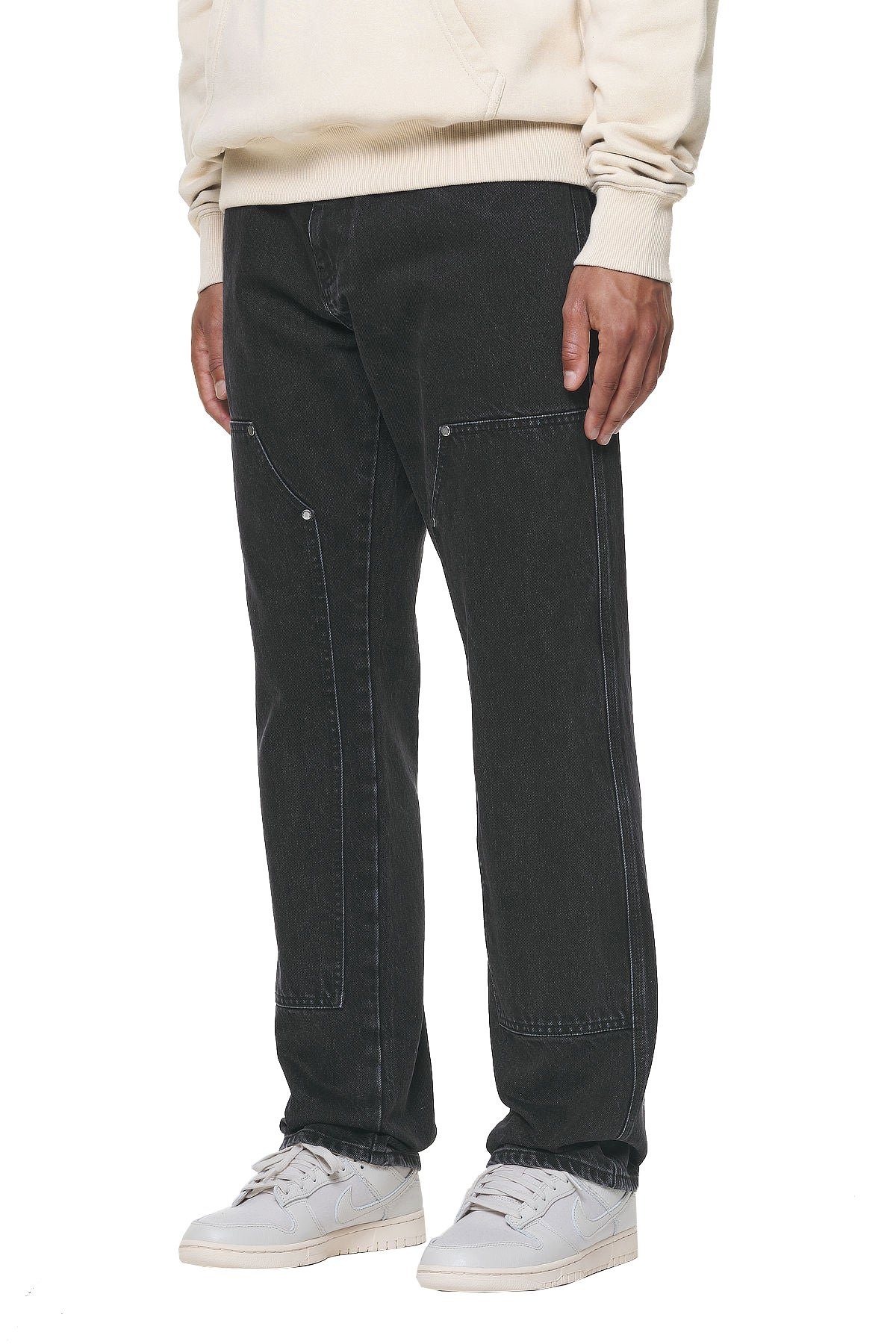 Set) Pegador Vorderseite Nahtdetails 5-Pocket-Jeans auf kein der (1-tlg., Vinto Carpenter