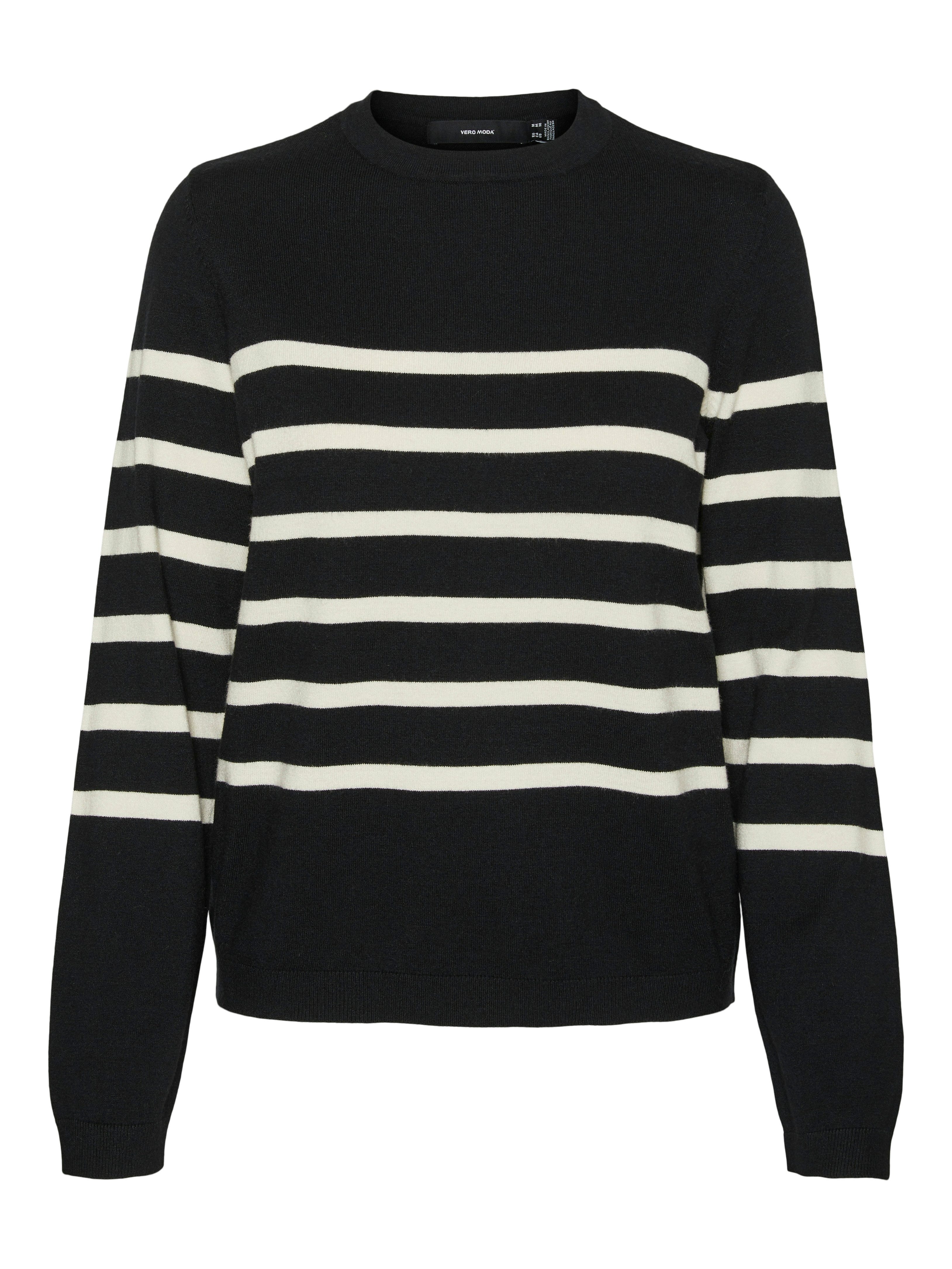 Rundhalspullover VMSABA PLAIN LS O-NECK PULLOVER GA NOOS