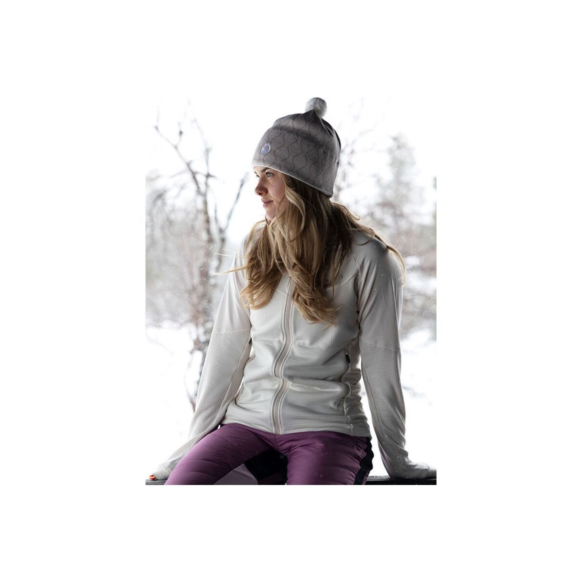 HALTI Fleecejacke Heatgrid W Layer Jacket Leichte Midlayer-Jacke aus recyceltem Material, ideal für intensive