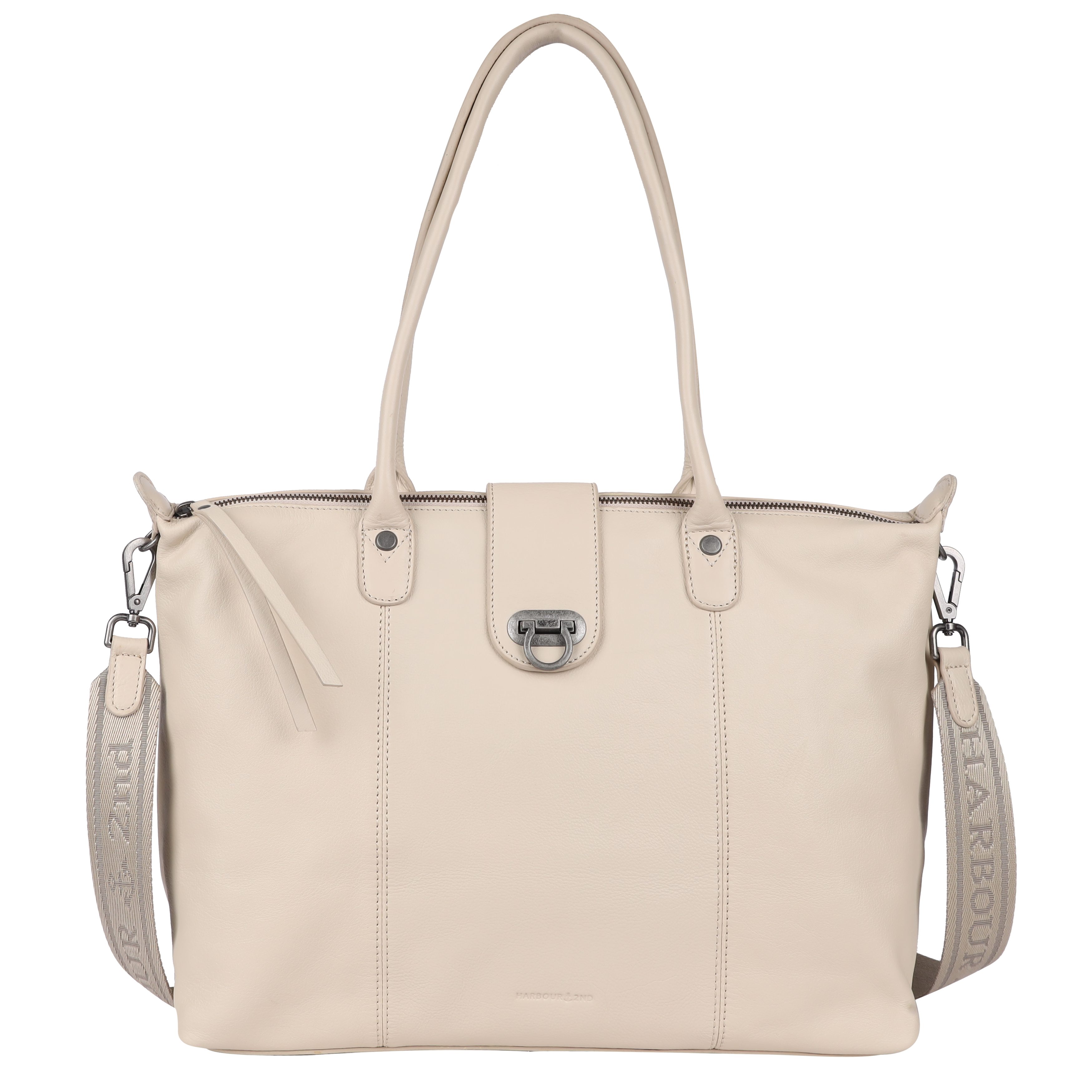 HARBOUR 2nd Shopper Malin, Damen Umhängetasche, Handtasche, Tragetasche mit Steckverschluss