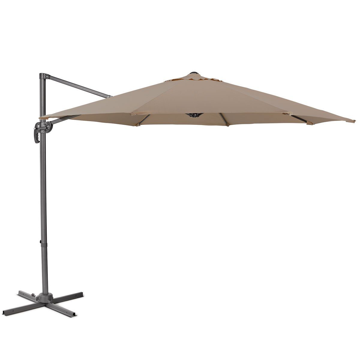 SVITA Ampelschirm Sonnenschirm, LxB: 290,00x290,00 cm, Ampelschirm, stufenlos höhenverstellbar stufenlos neigbar 360° verstellbar
