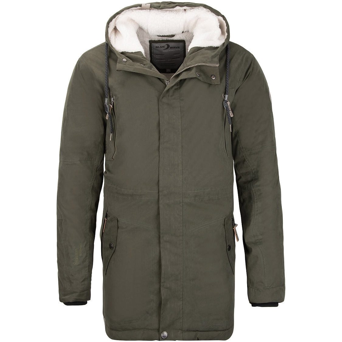 RennerXXL Winterjacke Blue Wave Kuddel Parka Herren Winterparka XXL-10XL Übergrößen