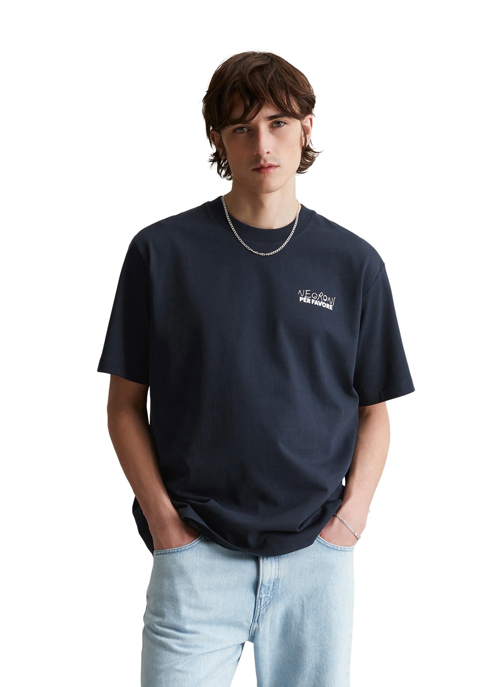 T-Shirt mit Print auf Vorder- und Rückseite