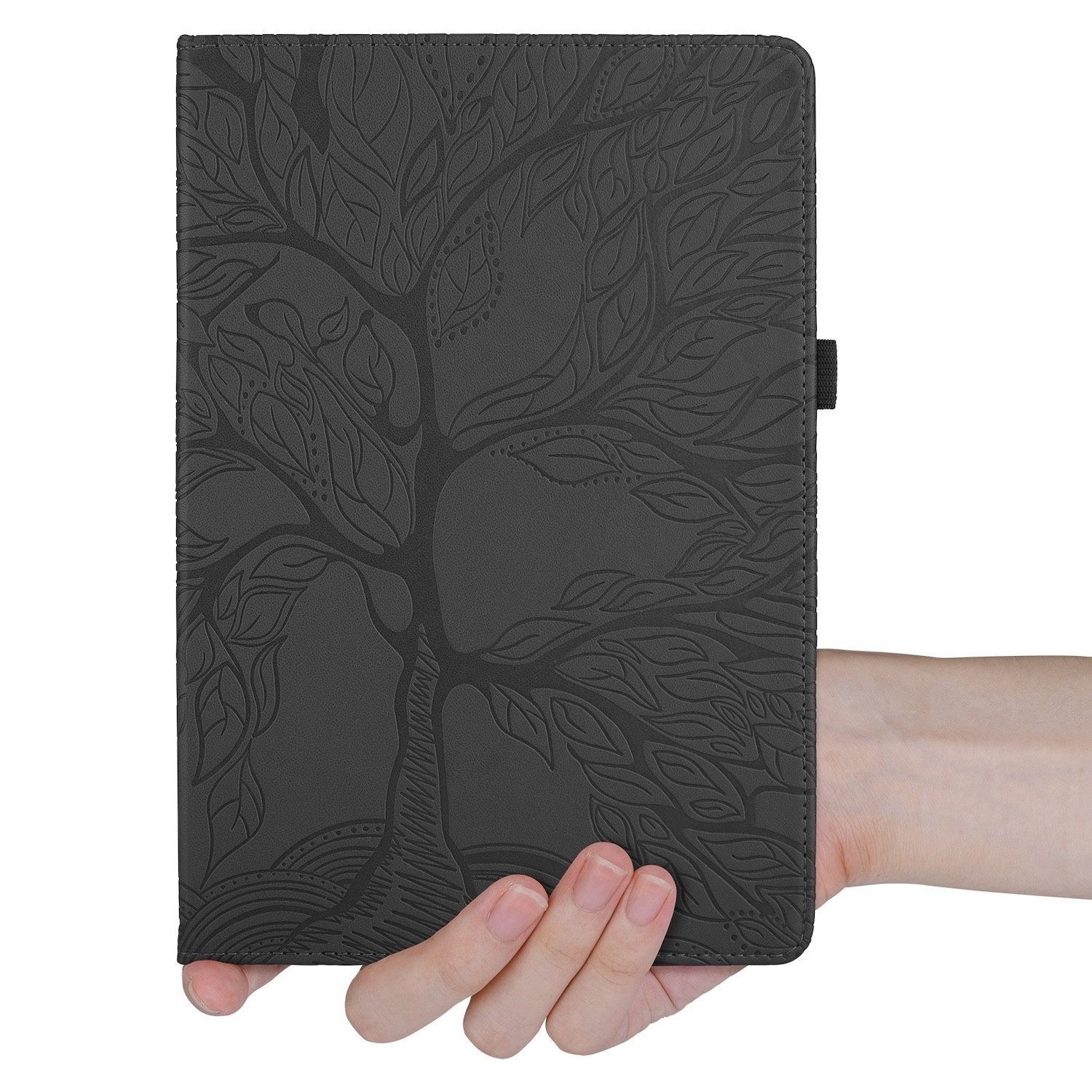 Wigento Tablet-Hülle Für Xiaomi Redmi Pad Pro 12.1 Zoll 360 Rotation Kunstleder Tasche Baum