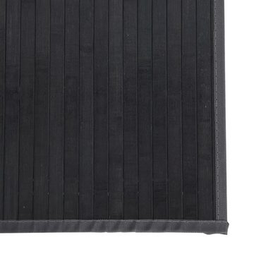 Teppich Teppich Quadratisch Grau 100x100 cm Bambus, vidaXL, Quadrat