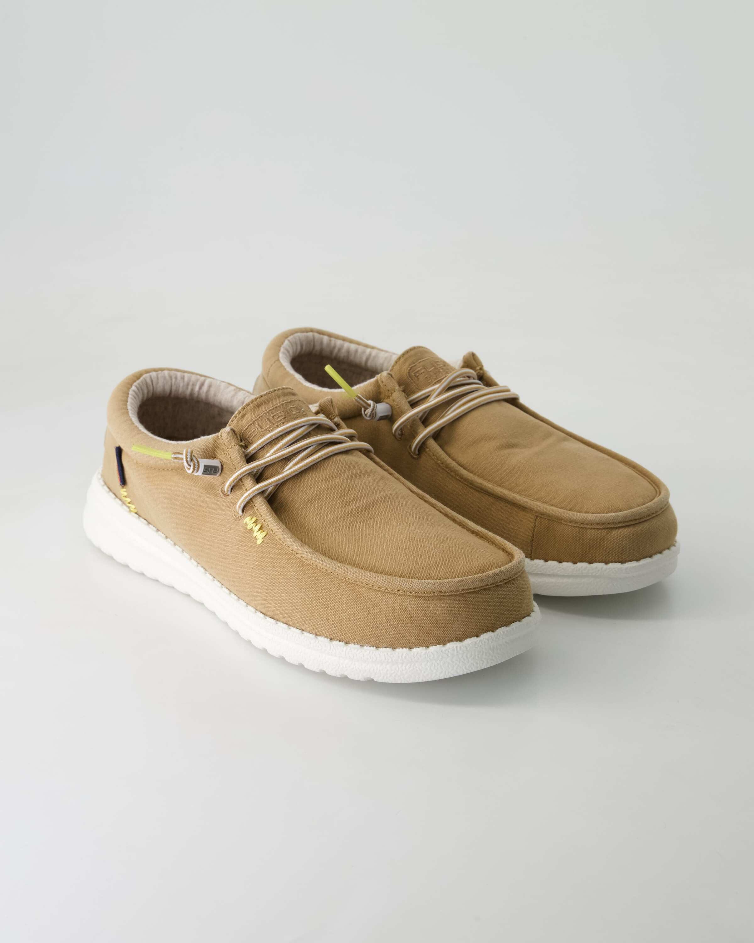 Jack stone washed canvas Slipper