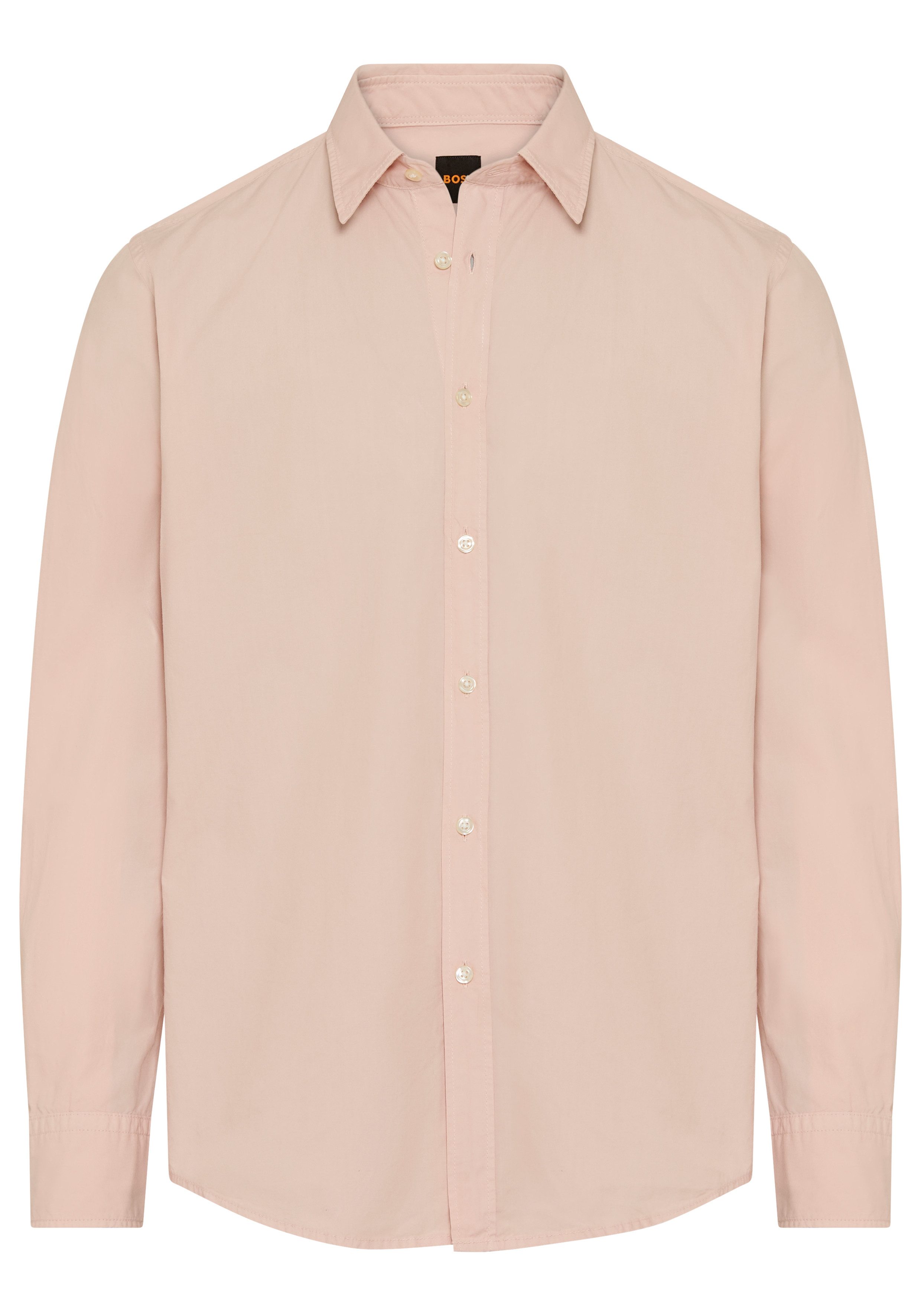 BOSS ORANGE Langarmhemd Relegant mit BOSS Stickerei