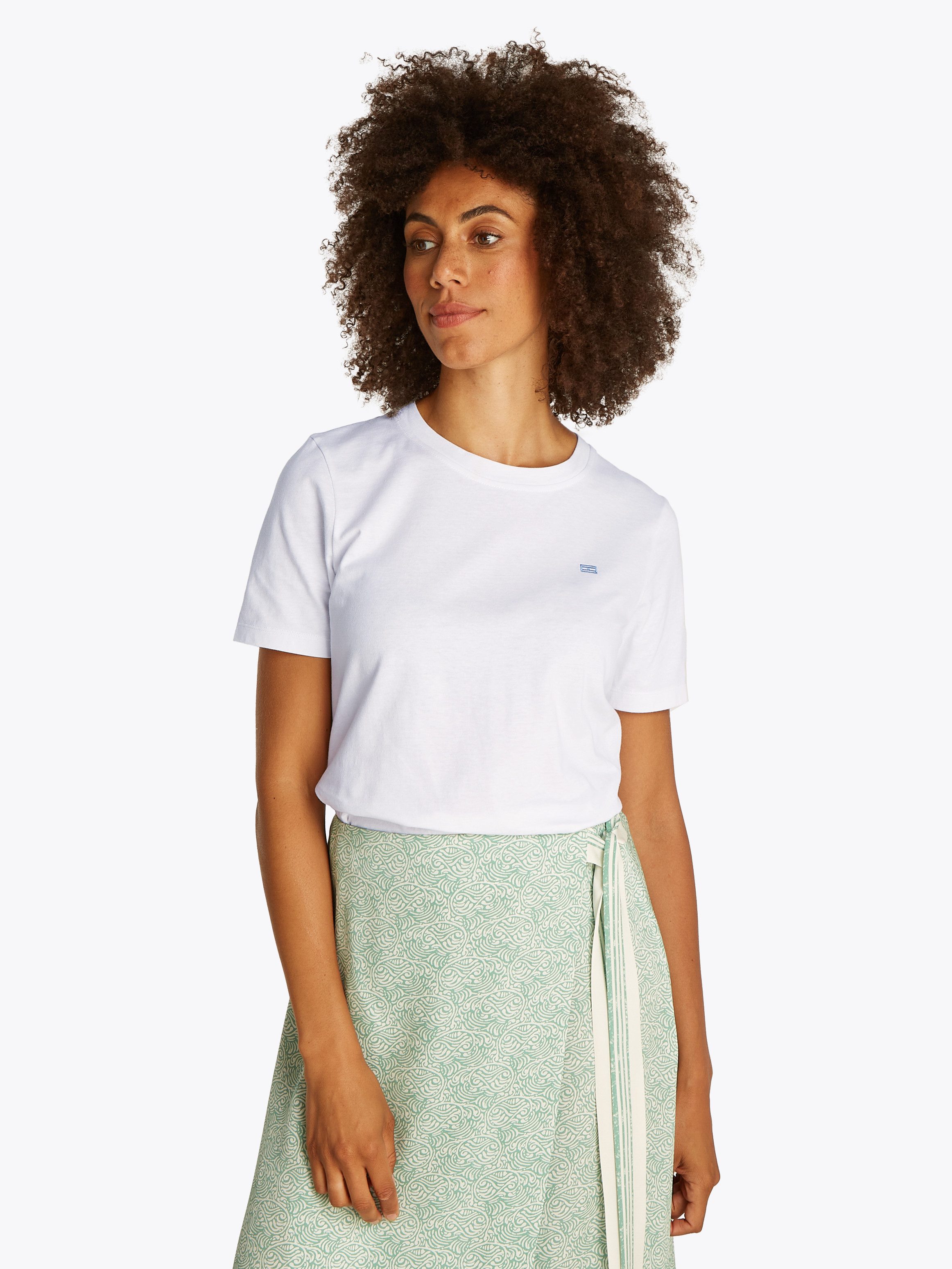Tommy Hilfiger T-Shirt REG CONTRAST FLAG günstig online kaufen