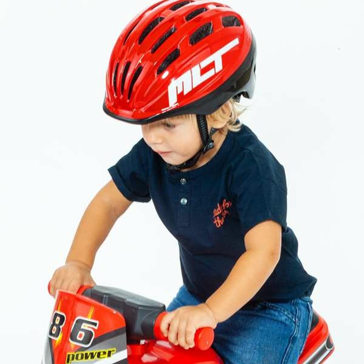 MOLTO Fahrradhelm Molto Kinderfahrradhelm Moltó MLT Rot sicherer Schutz für Kinder ergon