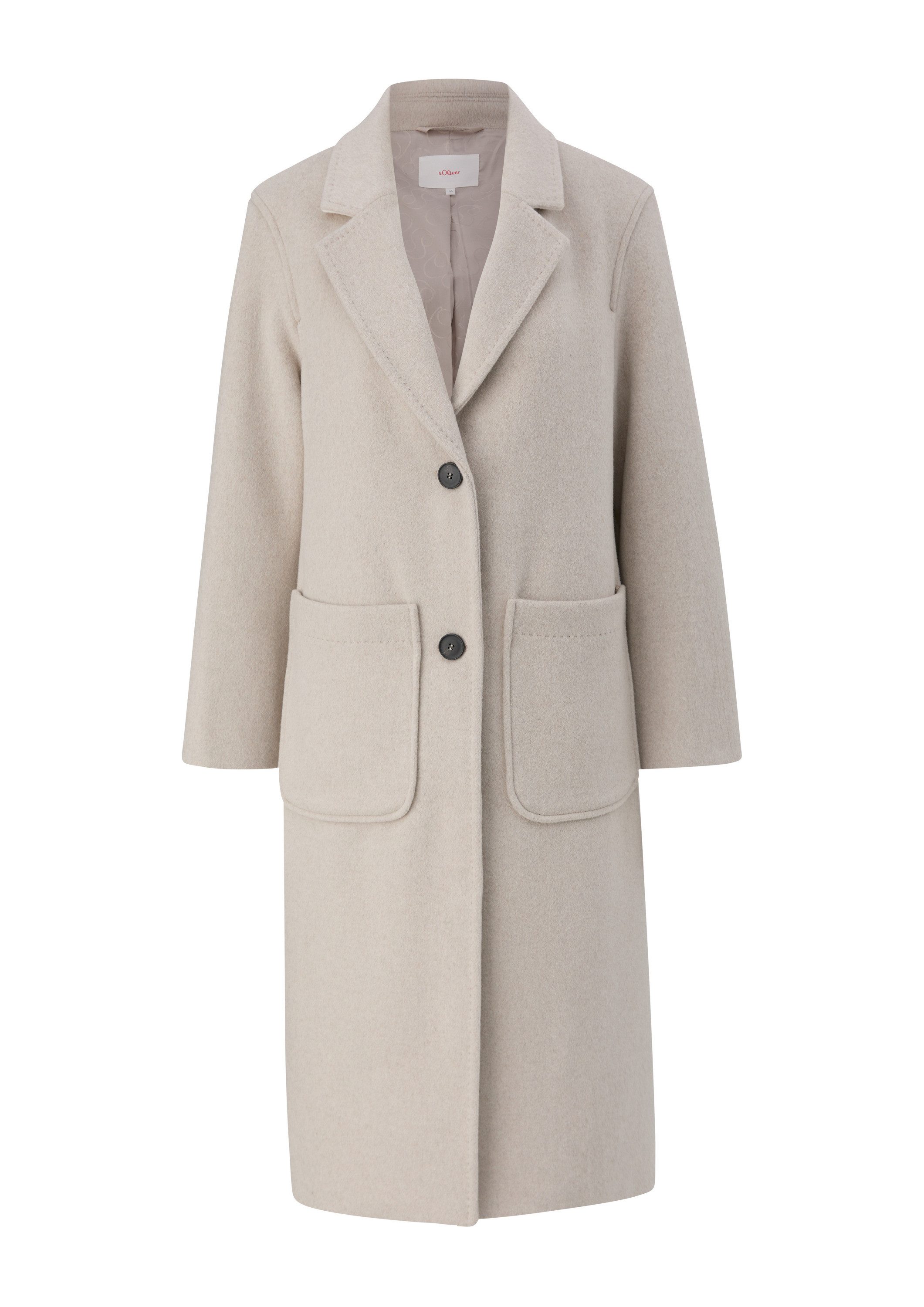 s.Oliver Funktionsmantel Outdoor-Mantel Mantel mit Wollanteil günstig online kaufen