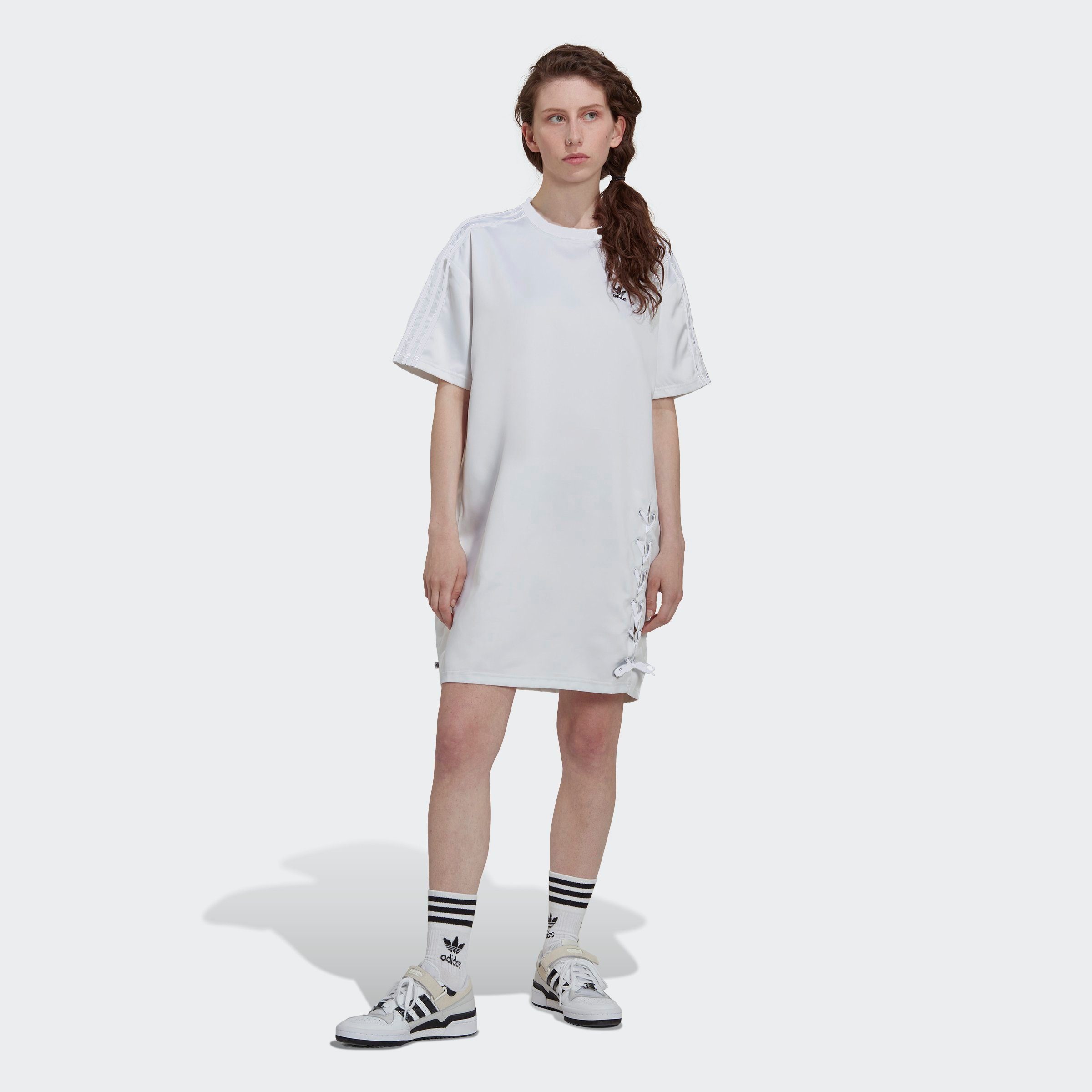 ALWAYS -KLEID ORIGINAL Originals LACED Sommerkleid WHITE adidas