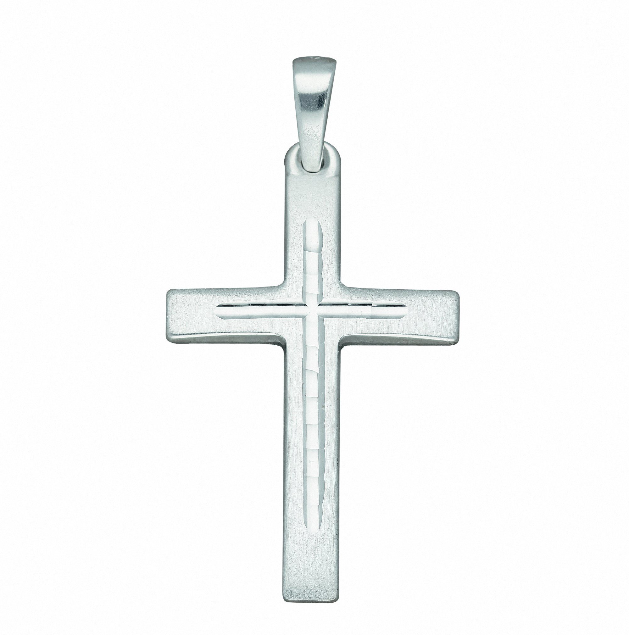 Silber Set - Anhänger, mit mit Halskette Schmuckset Adelia´s Anhänger Kette 925 Kreuz