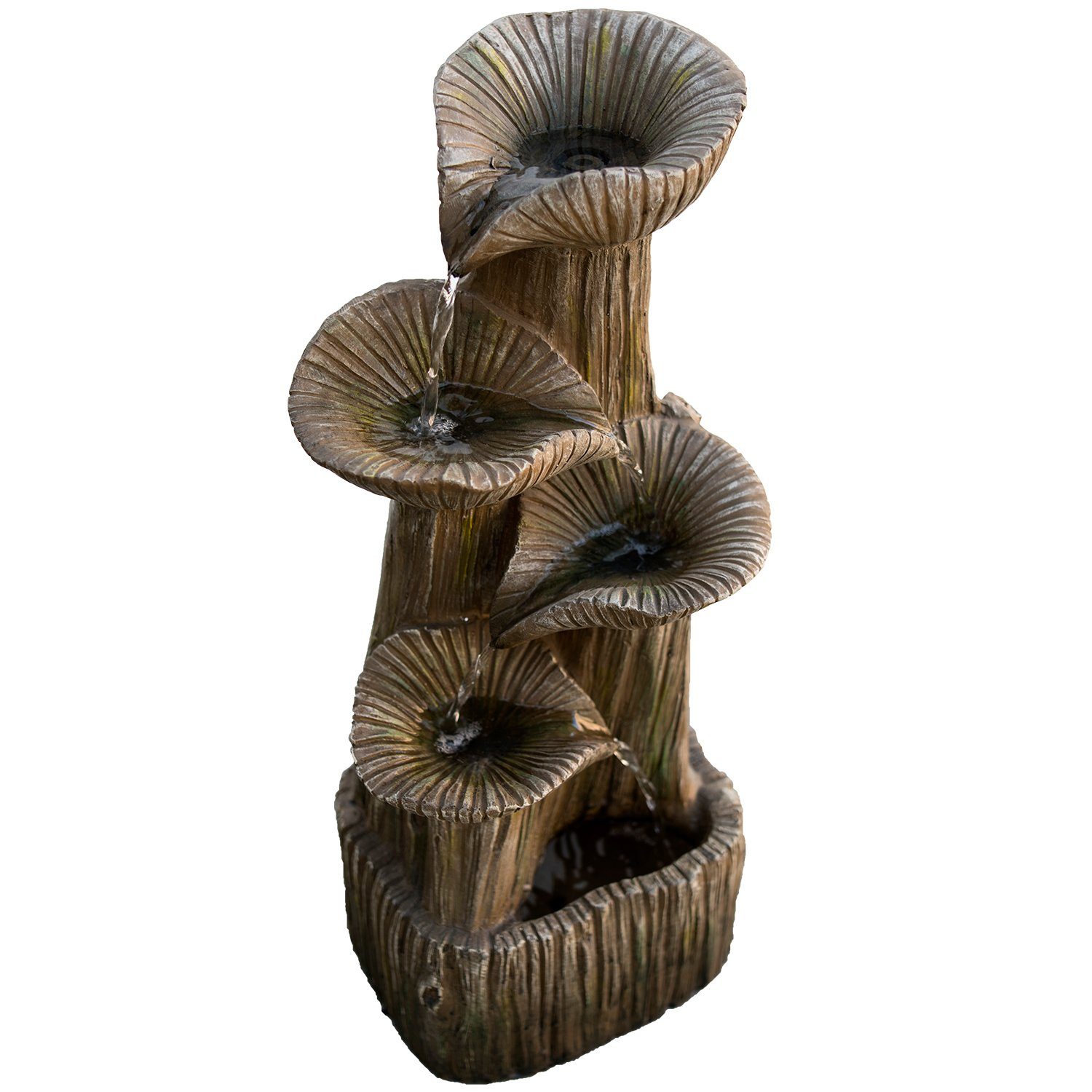 Köhko Zimmerbrunnen Köhko Gartenbrunnen 13015 in Calla Blüten Form Wasserfall