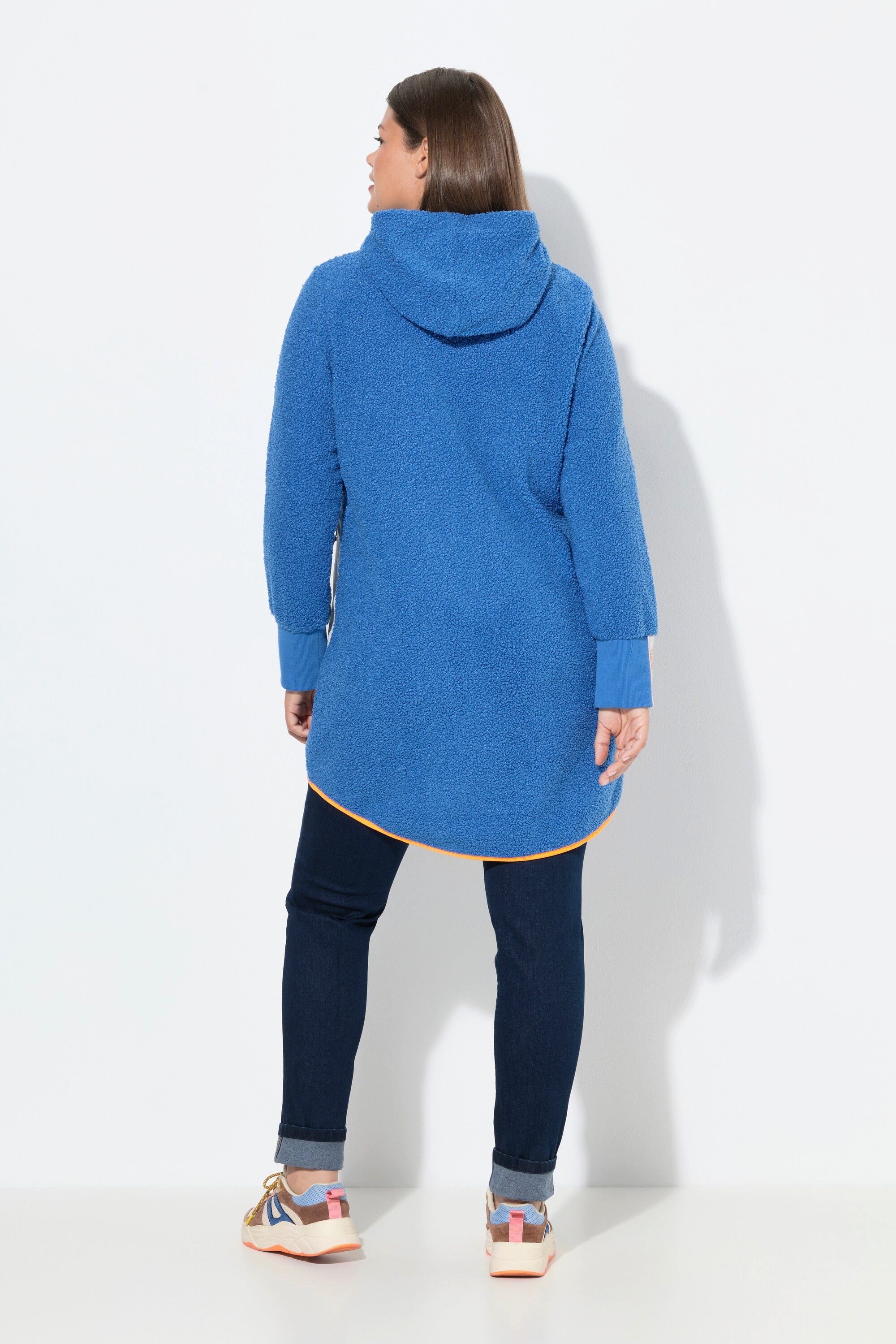Laurasøn Sweatjacke Teddy-Sweatjacke Langarm Kapuze – Bild 3 von 4