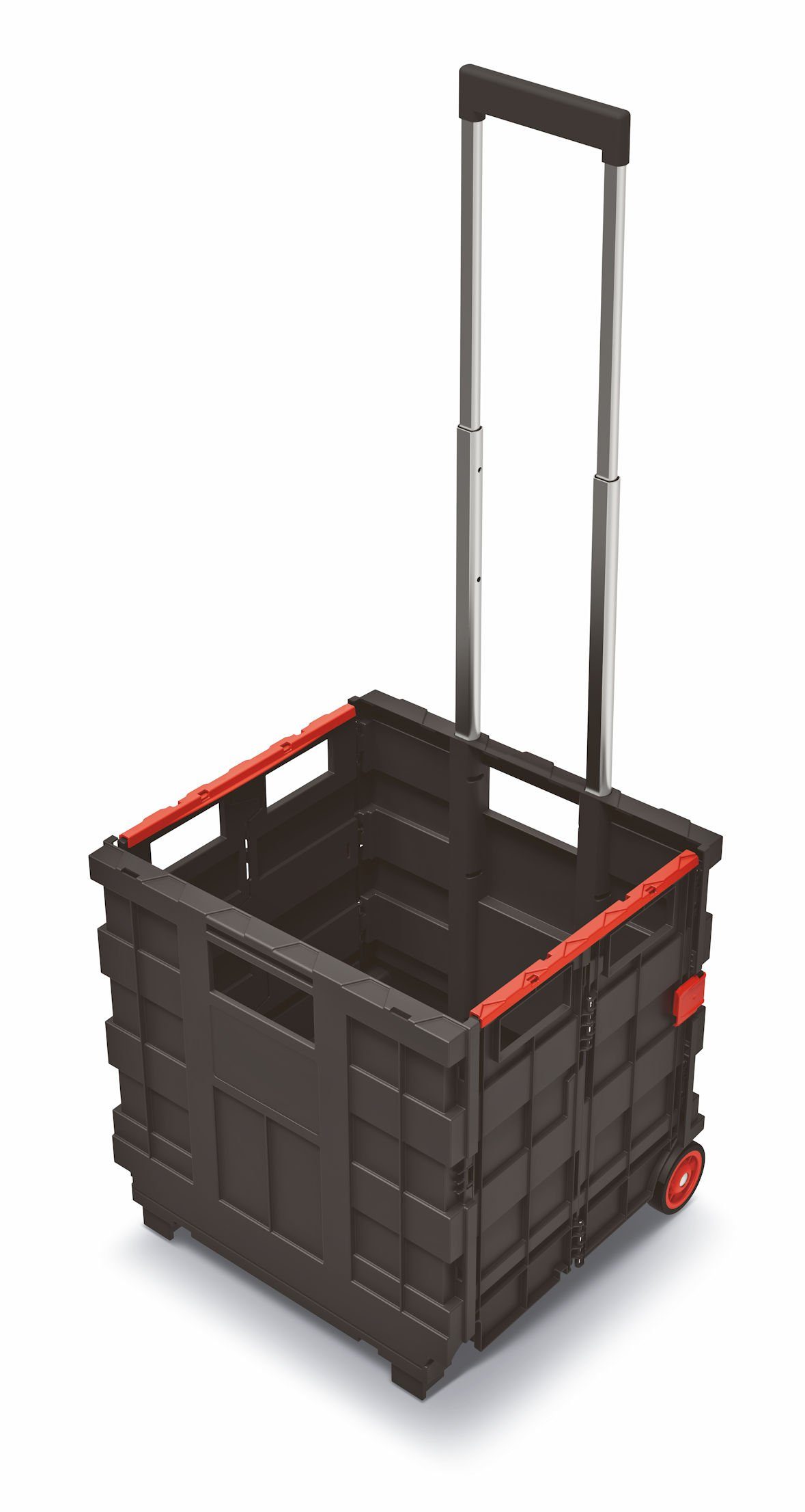 - Trolley 35 L, Box Einkaufstrolley 35.00 Rädern Transport l, Wagen Griff + Einkaufs Korb m. Spetebo faltbar