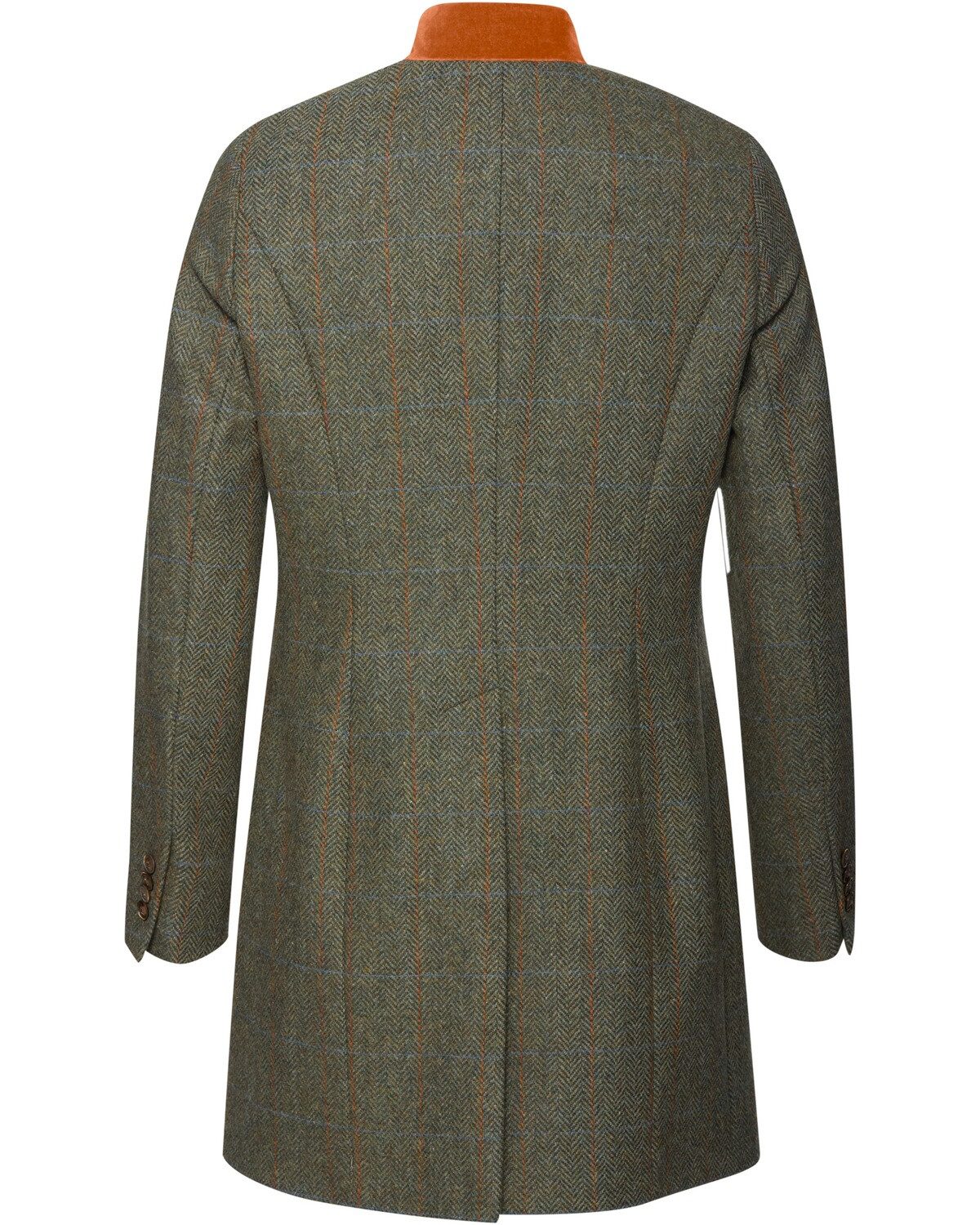 Reitmayer Longblazer Tweed-Gehrock mit Samtdetails
