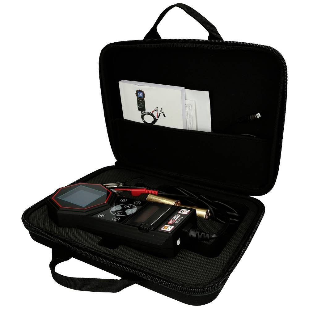 KS Tools 12V / 24V Digital-Batterie- und Ladesystemtester Batterie-Ladegerät