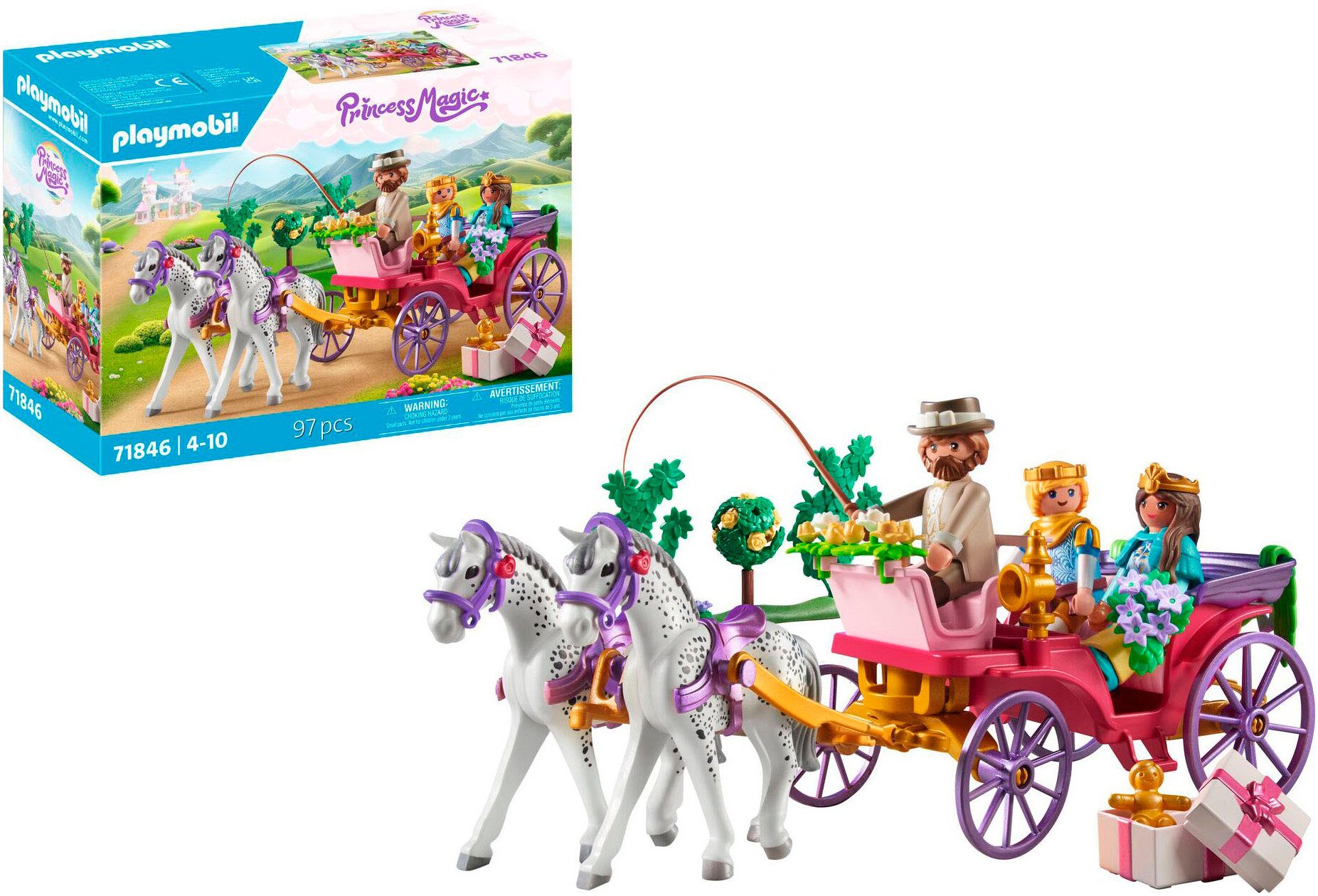 Playmobil® Kutschfahrt mit Prinzessin und Prinz günstig online kaufen