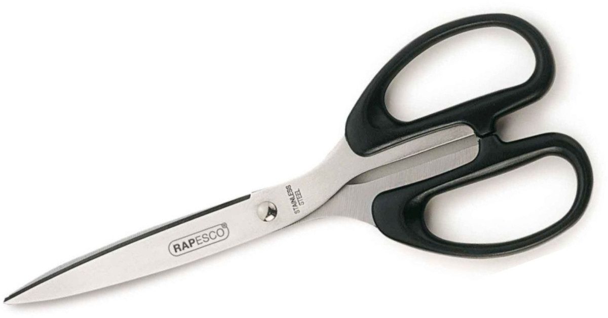 RAPESCO Papierscheren Schere 21cm Edelstahl/Kunststoff schwarz