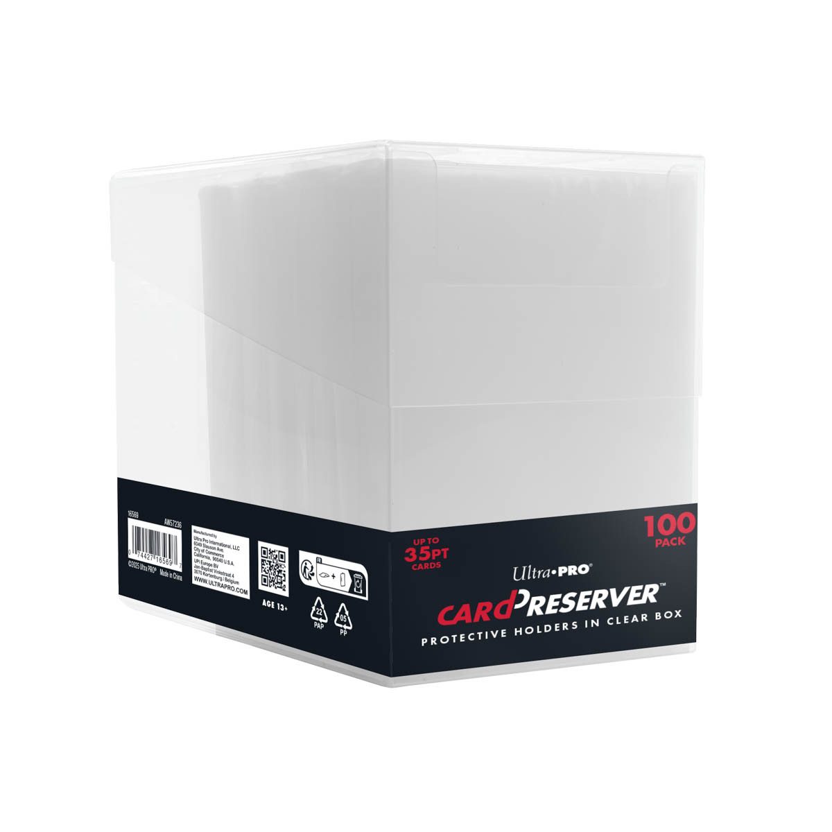 UltraPRO Sammelkarte Card Preserver in Clear Box - 100ct