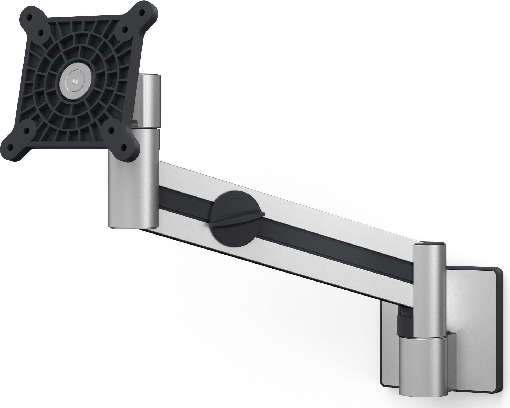 DURABLE Monitor-Halterung Monitorhalter mit Arm für 1 Monitor silber Wandbefestigung