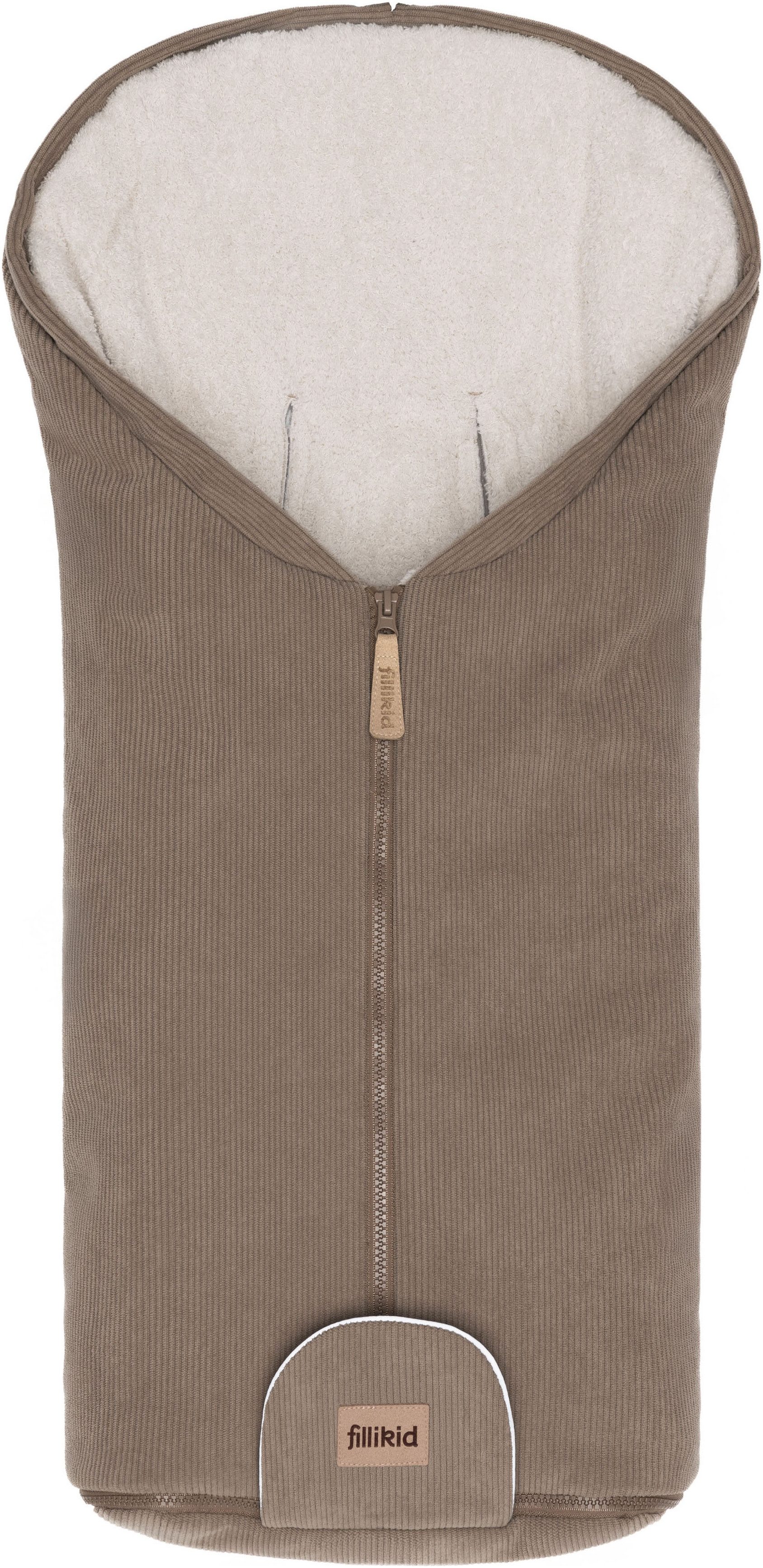 Fillikid Fußsack Nevis Cord, Winterfußsack Gr. 0, für Autositze Gr. 0 und Kinderwagen